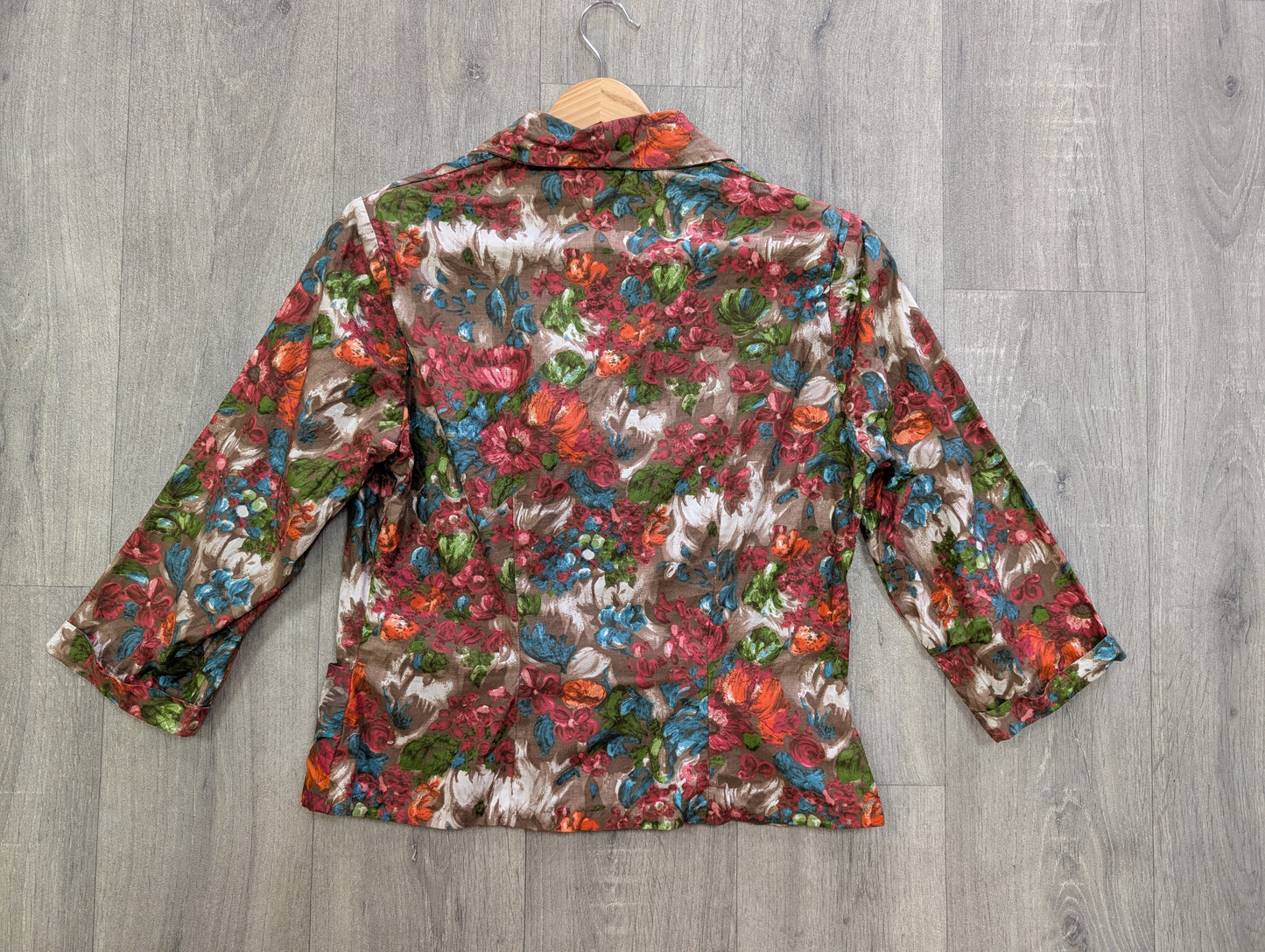 50s/60s Welsmere cotton dress, belt & jacket - S/10