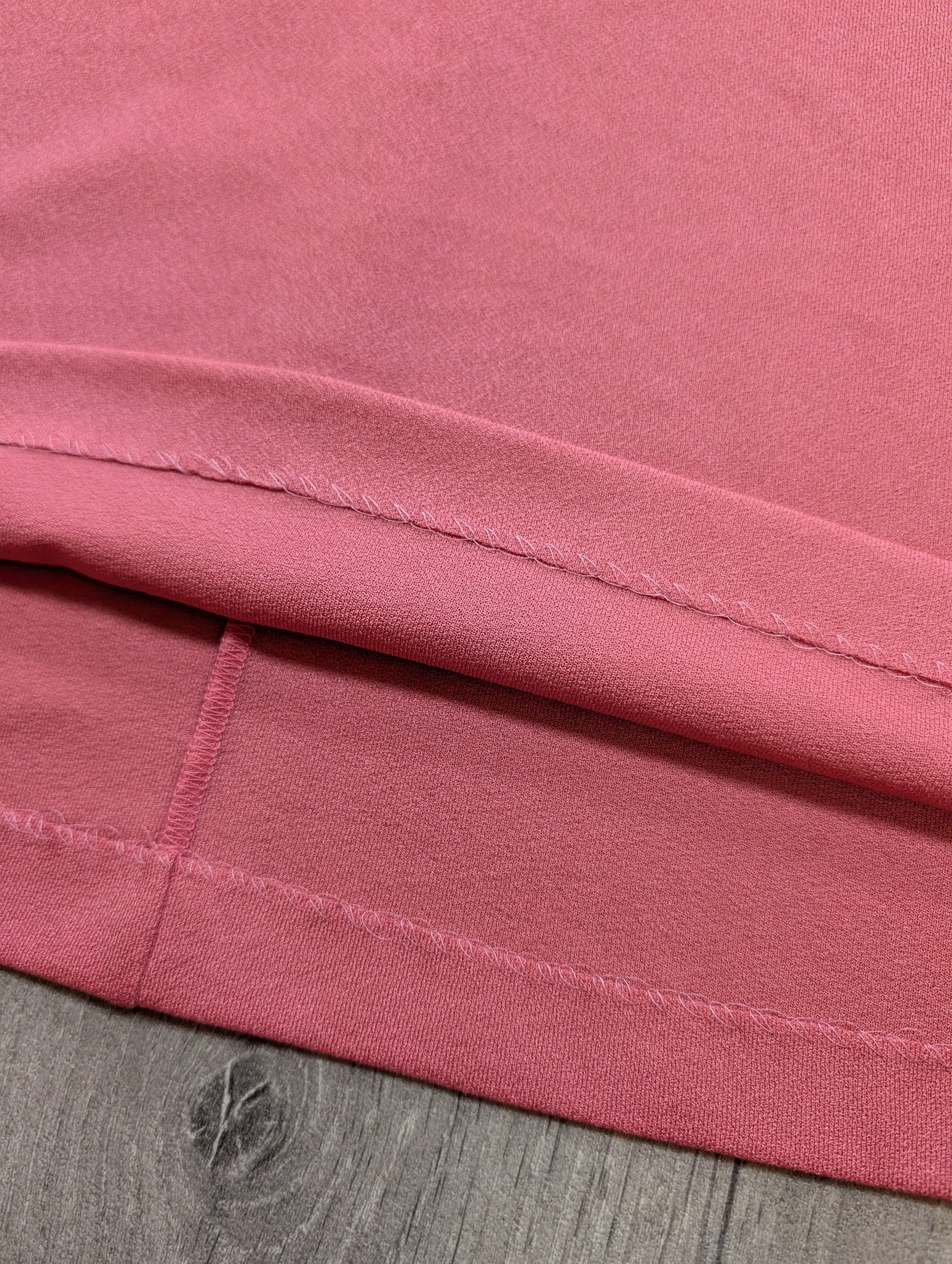 1970s St Michael pink collared dress and belt - 8/10/12
