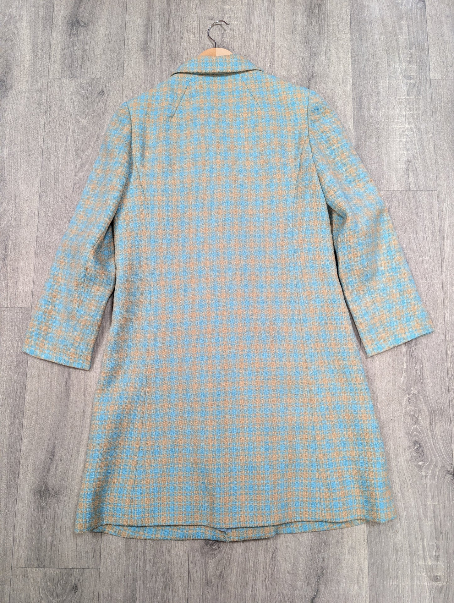 1960s Aubrey Segal check coat - S