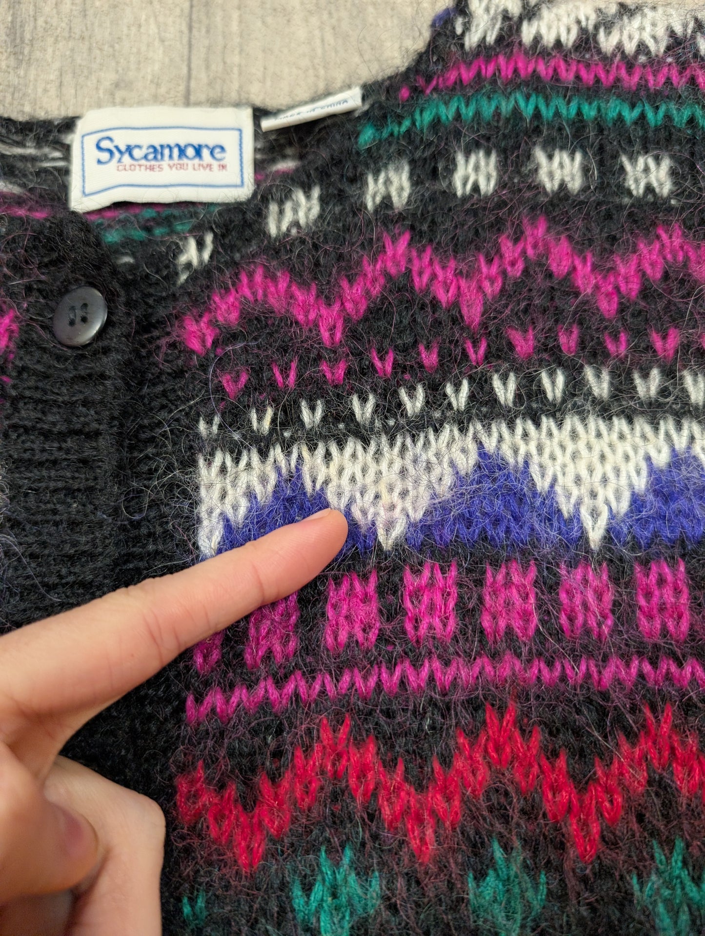 1990s Sycamore mohair cardigan - S