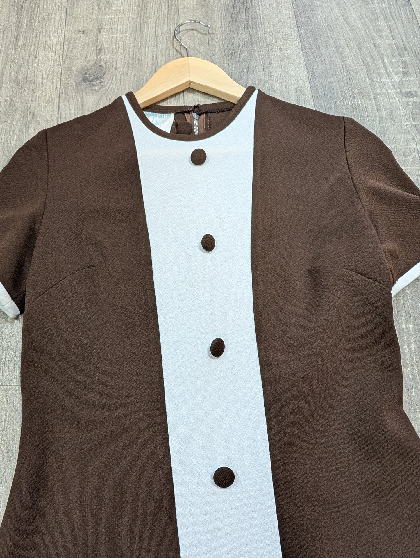 1960s Devonshire Lady crimplene dress - S/8/10
