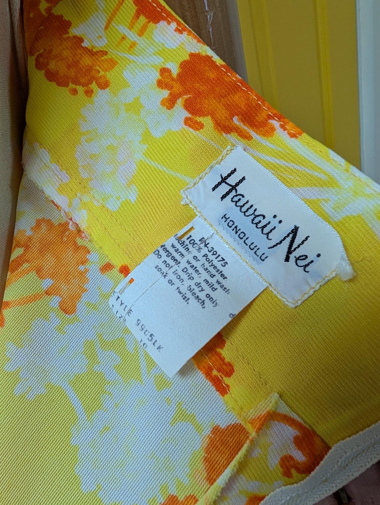 1970s Hawaii Nei halter neck maxi dress - S/8/10