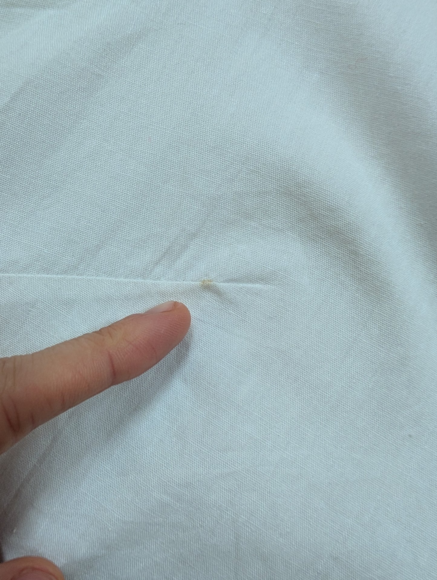 1960s Nilvira white cotton shirt - XL/20/22