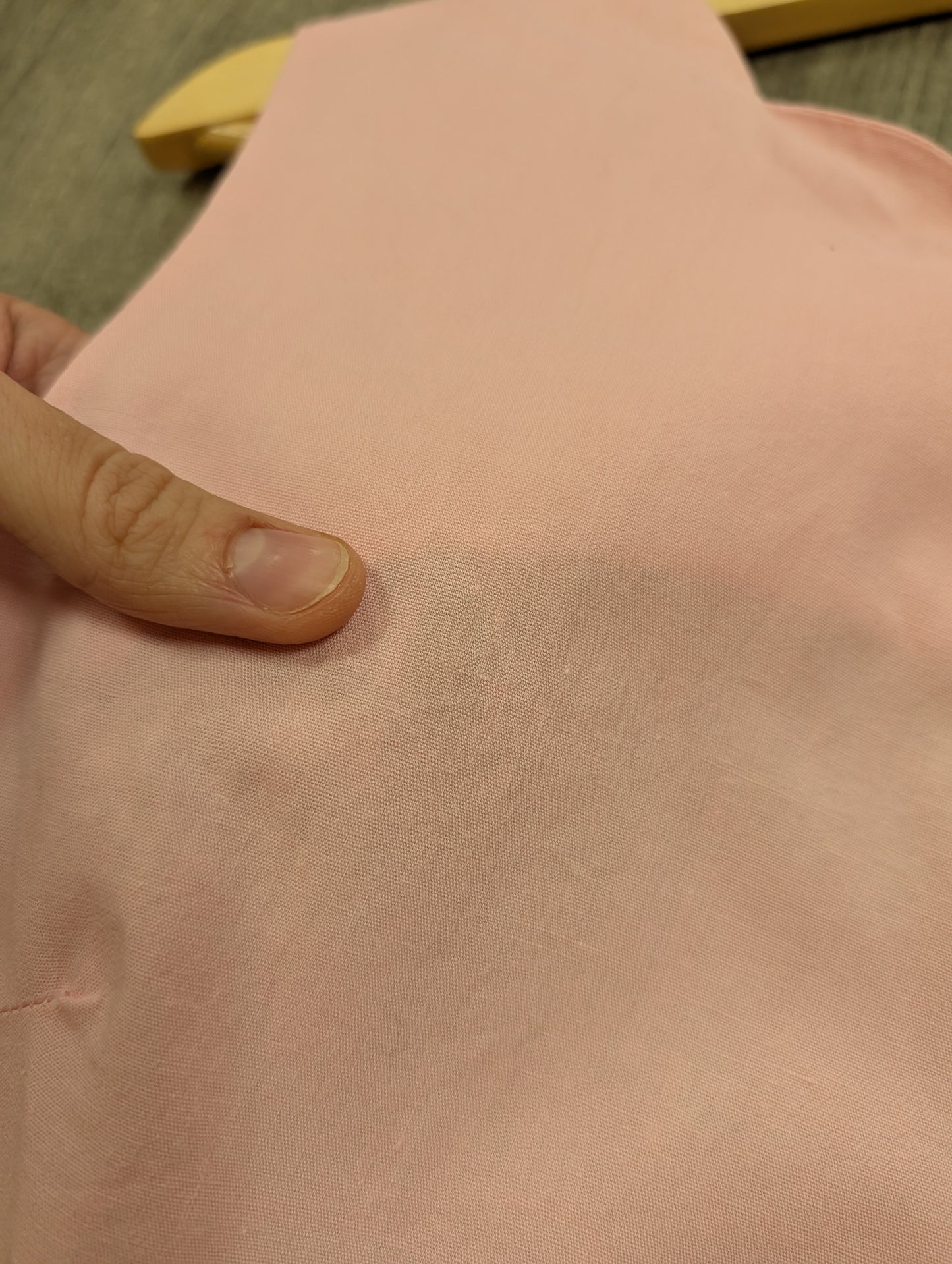 1950s Red Girl pink cotton top - M