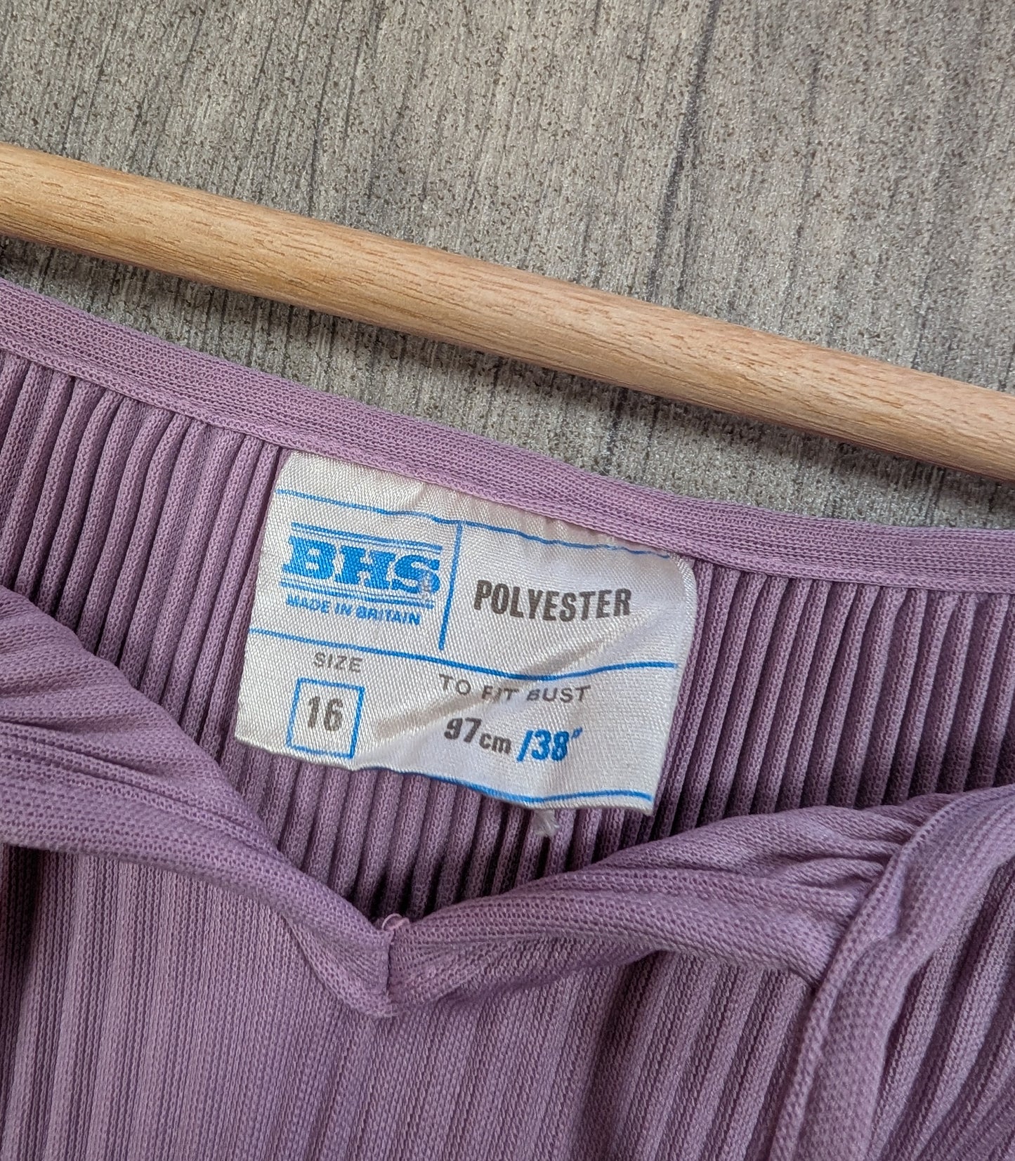 1970s BHS lilac/purple top - M