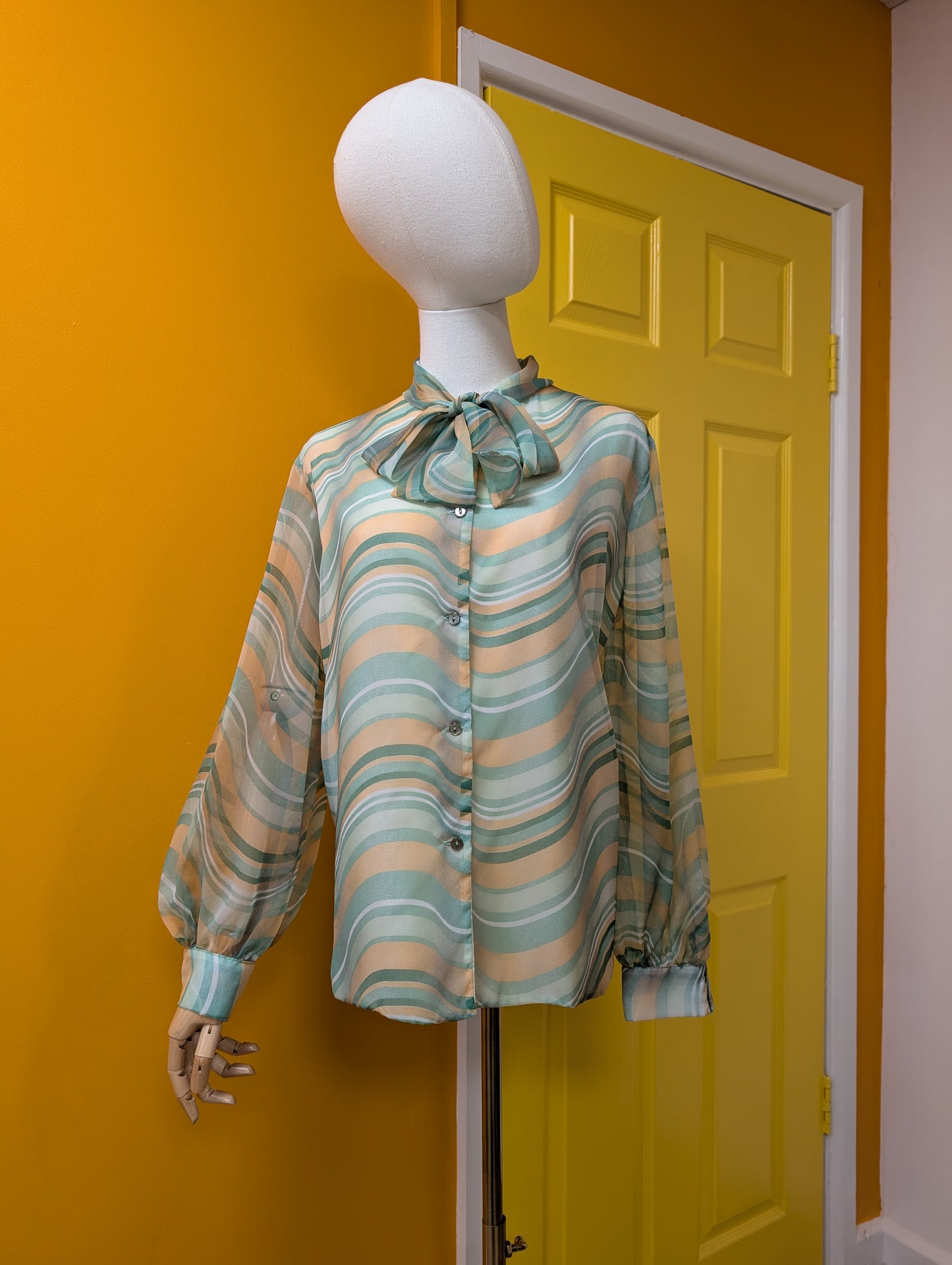 60s/70s Welkut psychedelic blouse - L