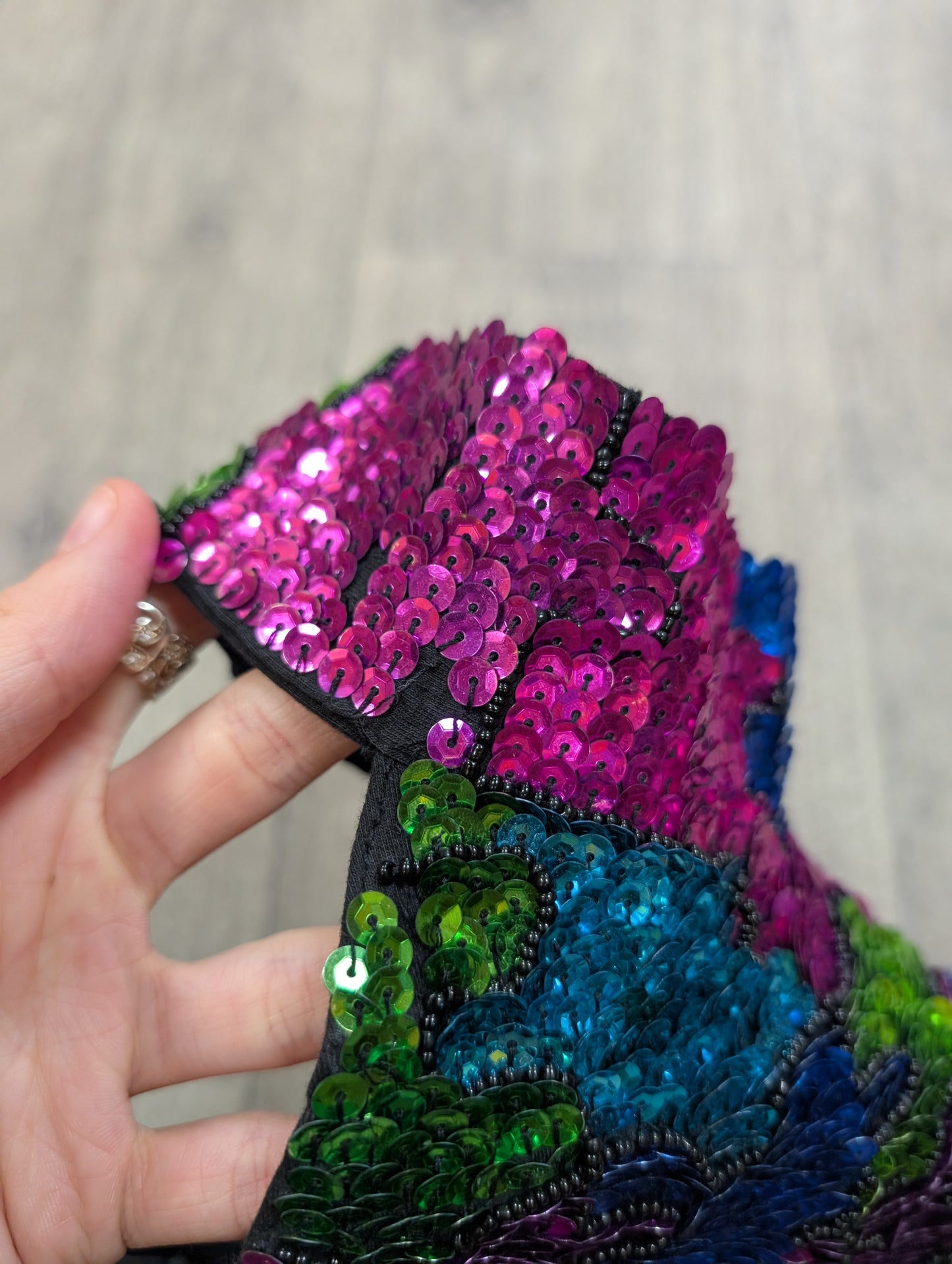Y2K Topshop sequin top - XS
