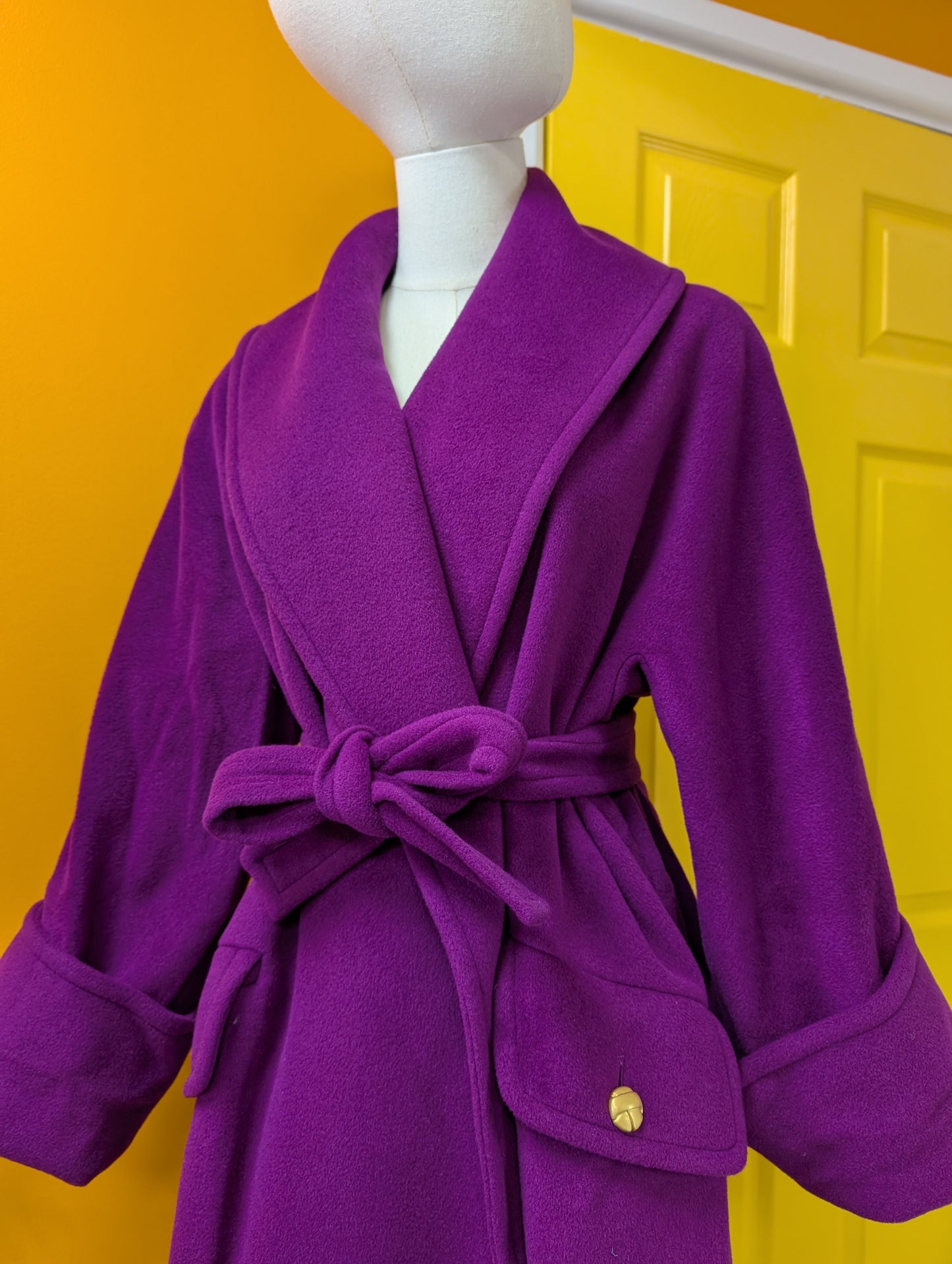 Glorious 1980s Windsmoor wrap coat