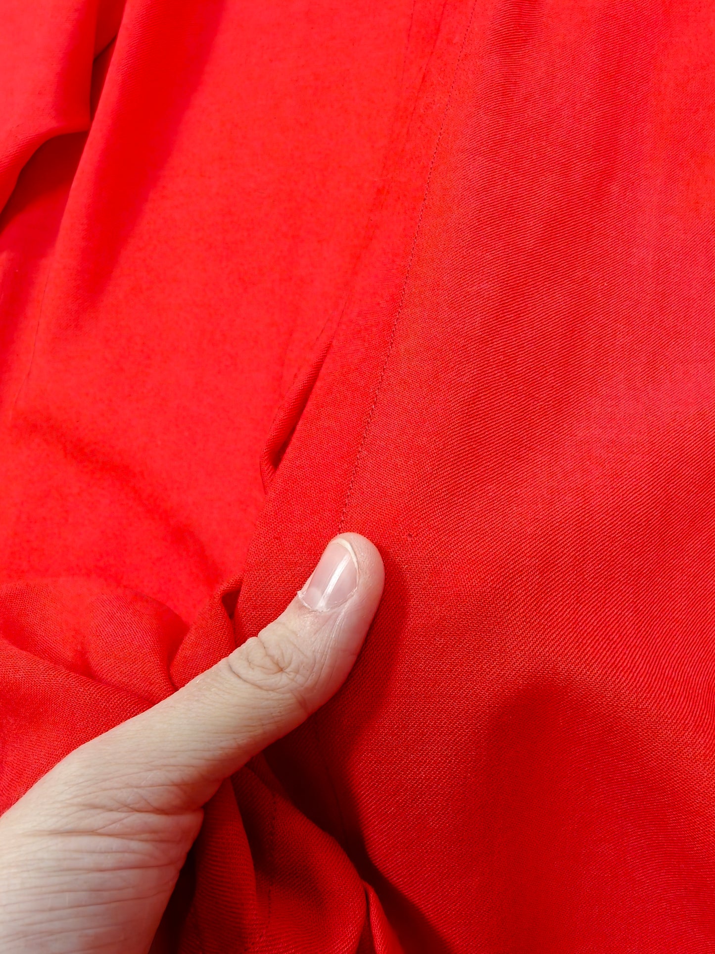 1980s Jobis Sportswear red wool shirt - S