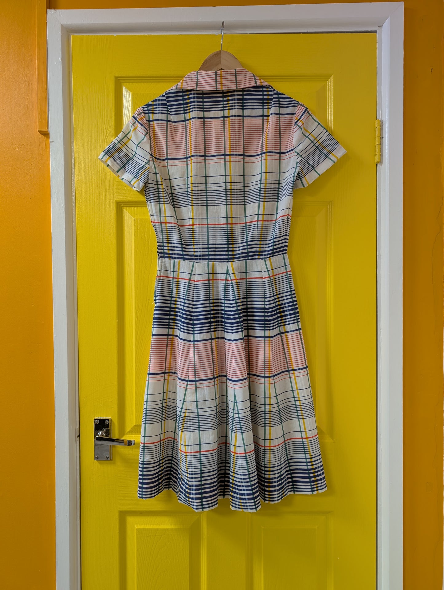 1960s check dress - XS/S/6/8
