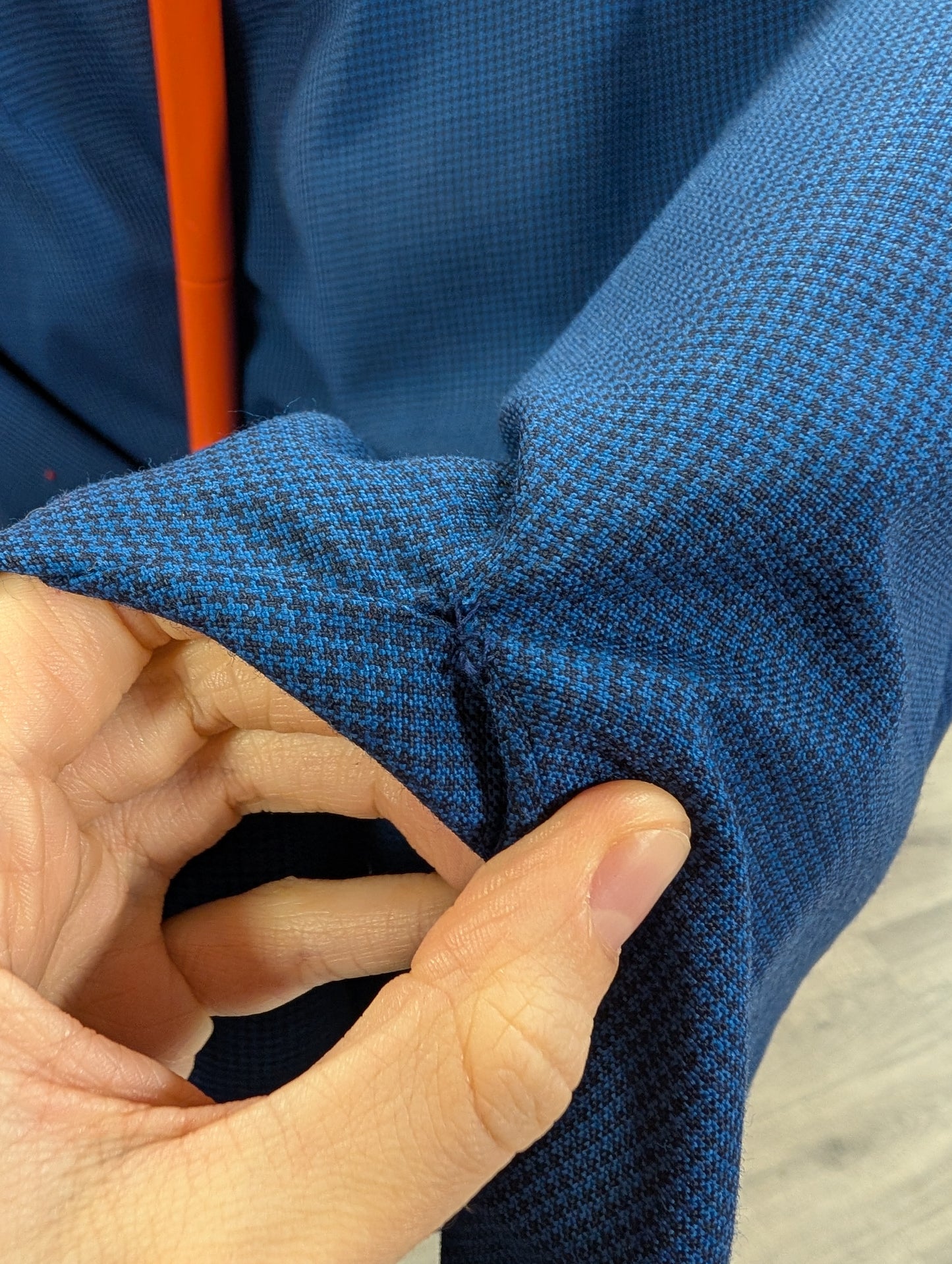 1960s blue check three piece suit - S/8
