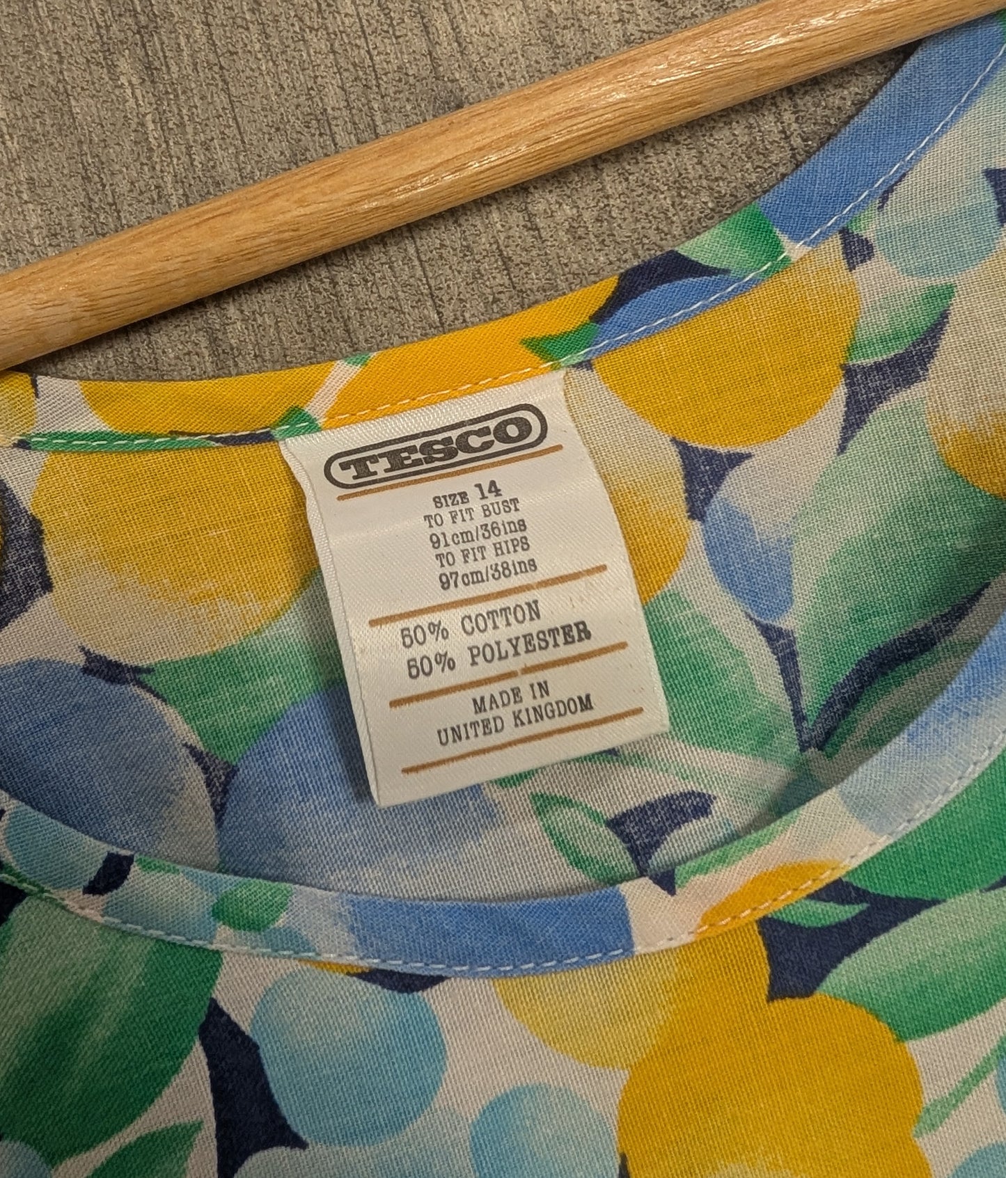 1980s Tesco dress - 6/8/10