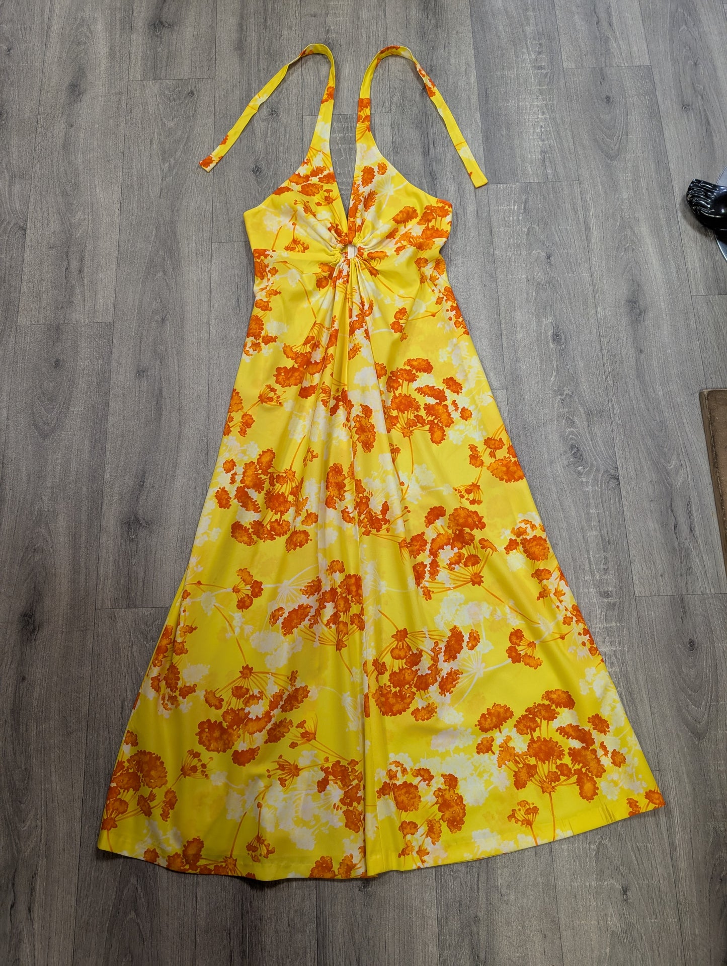 1970s Hawaii Nei halter neck maxi dress - S/8/10