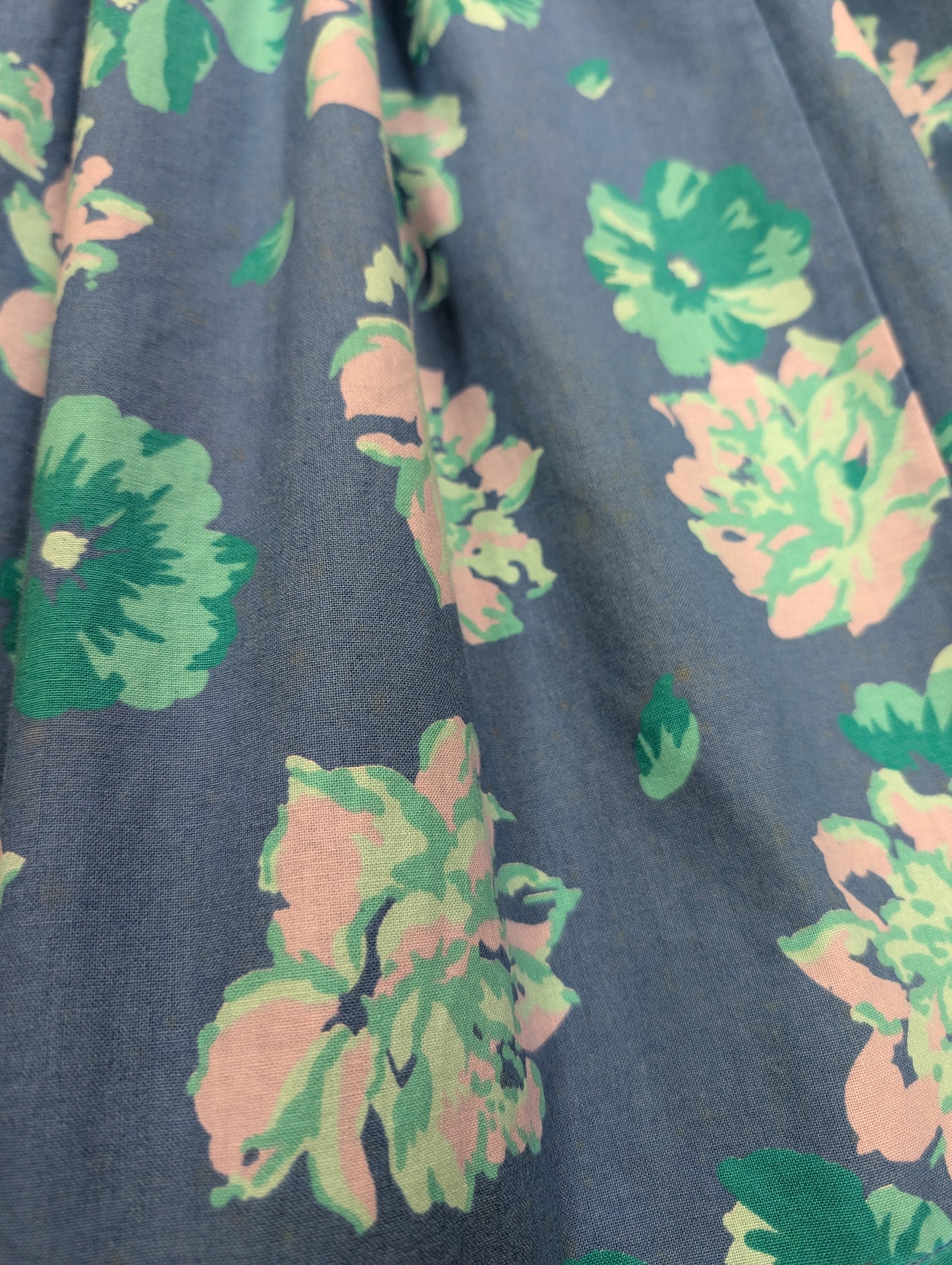 1980s Laura Ashley floral cotton dress - S/8