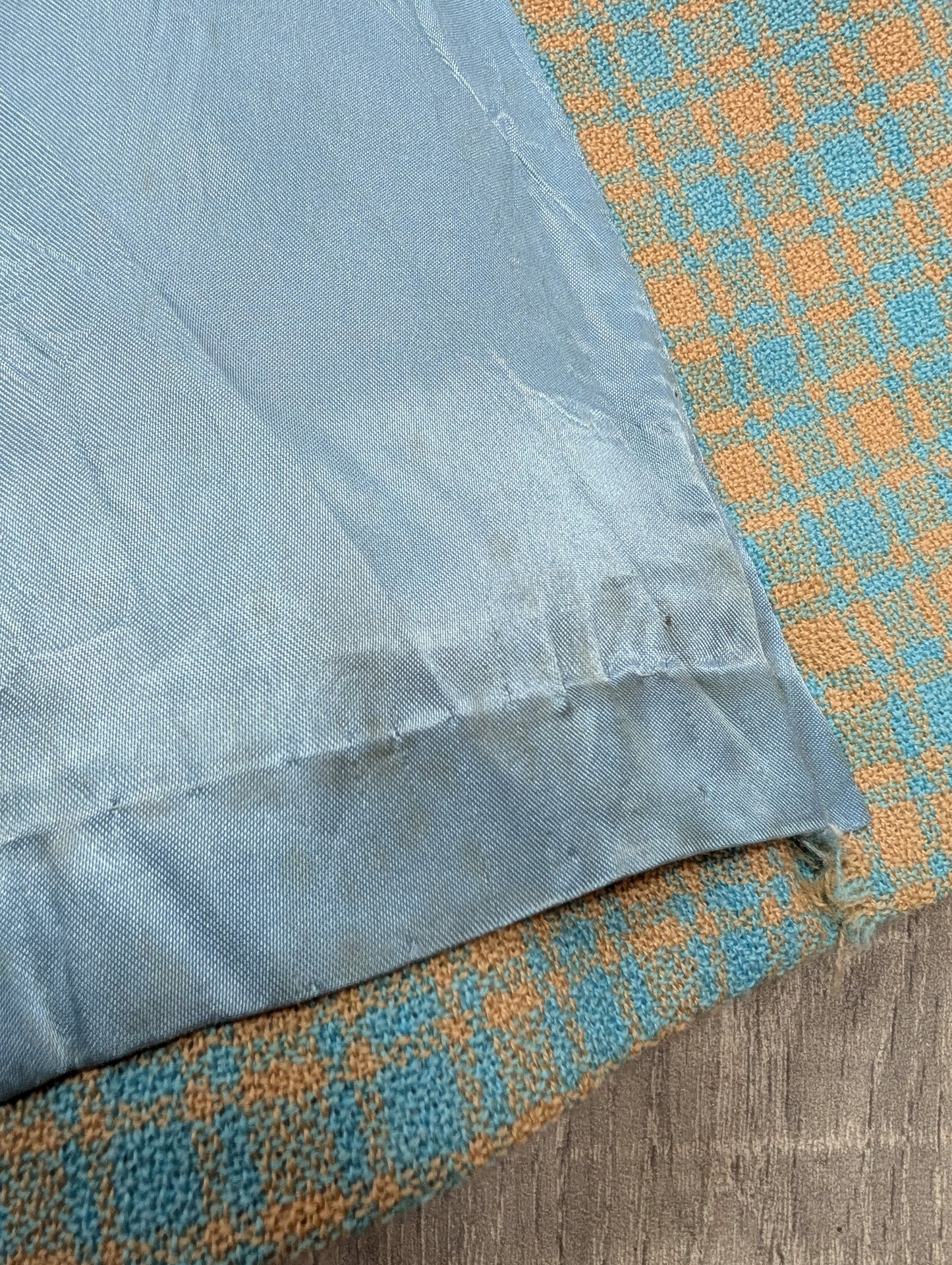 1960s Aubrey Segal check coat - S