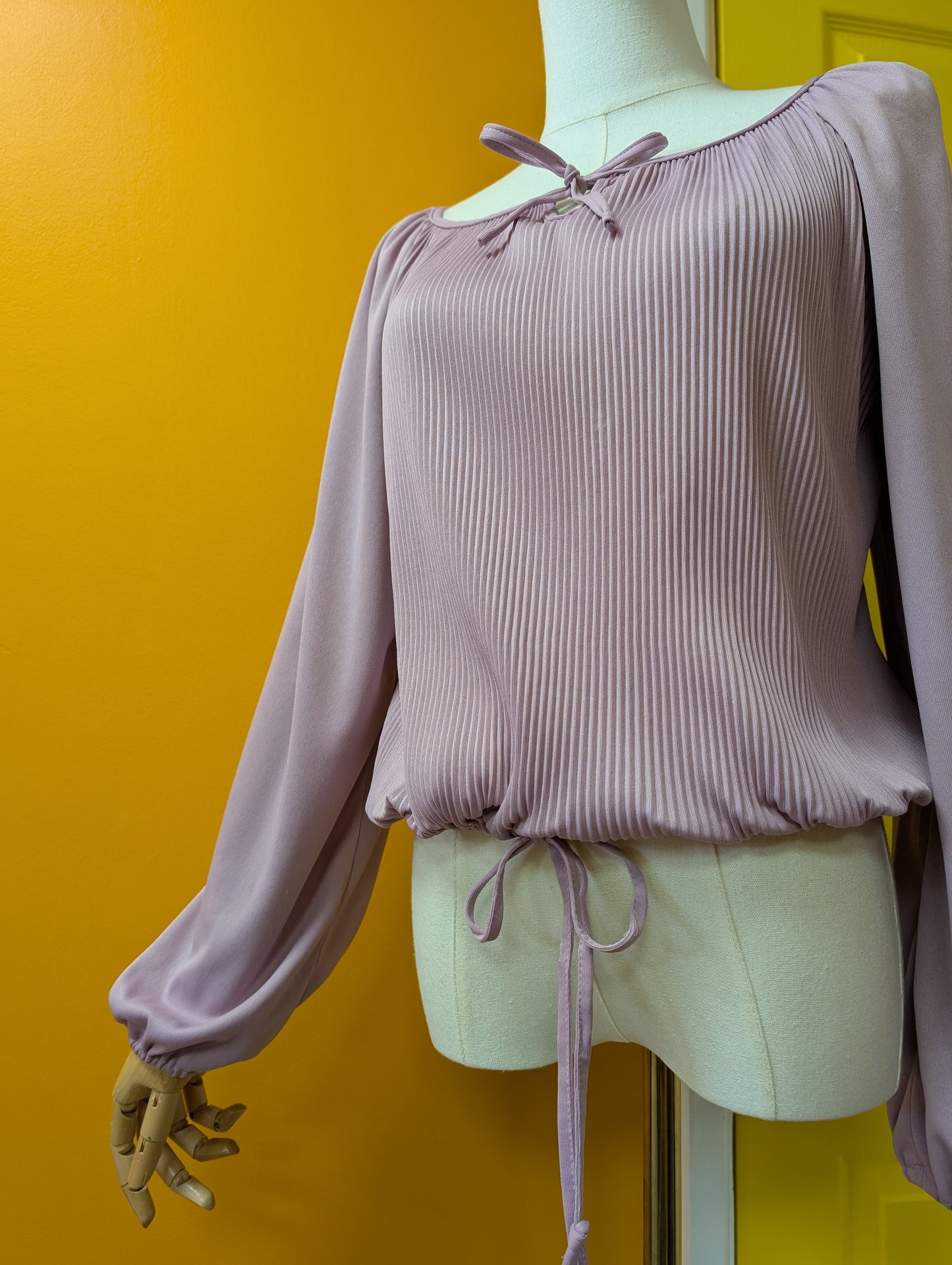 1970s BHS lilac/purple top - M