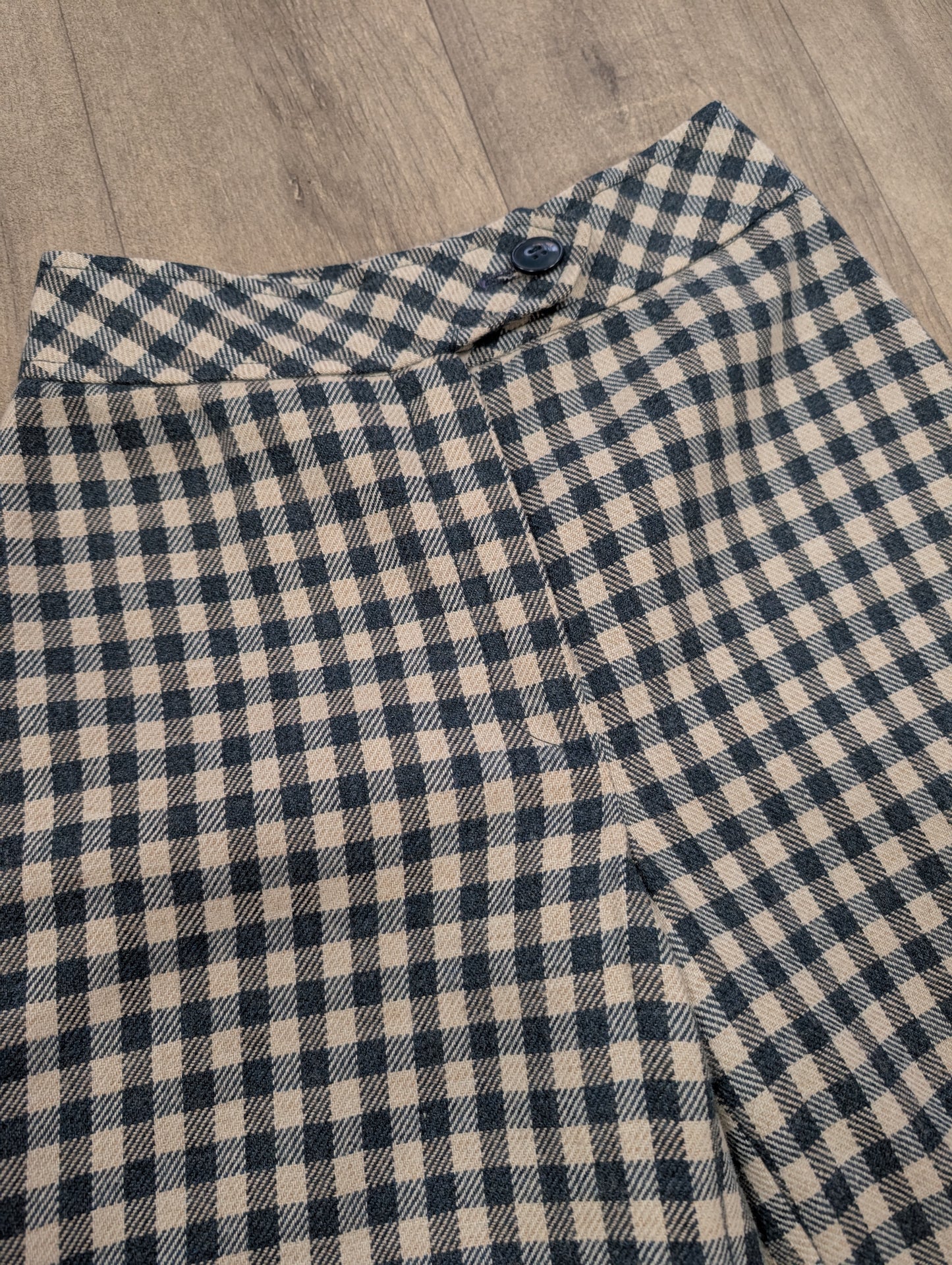 1970s wool blend flares - 24" waist