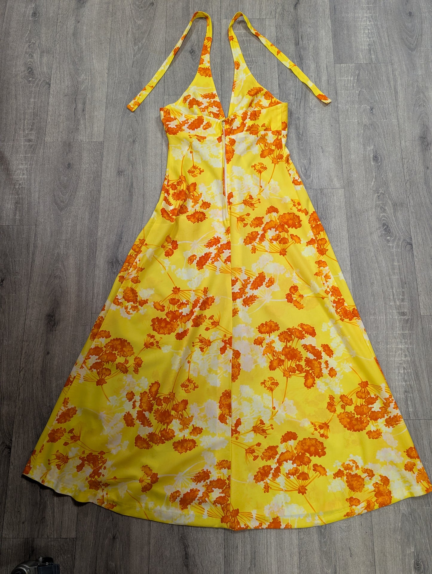 1970s Hawaii Nei halter neck maxi dress - S/8/10