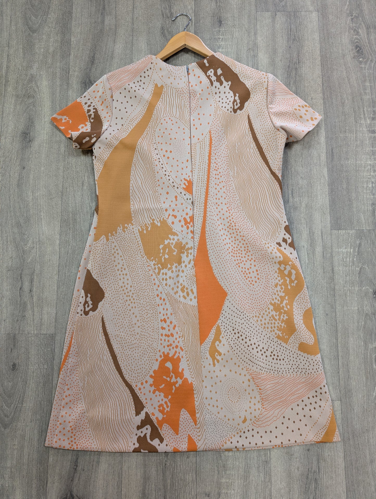 1960s crimplene dress - L/16