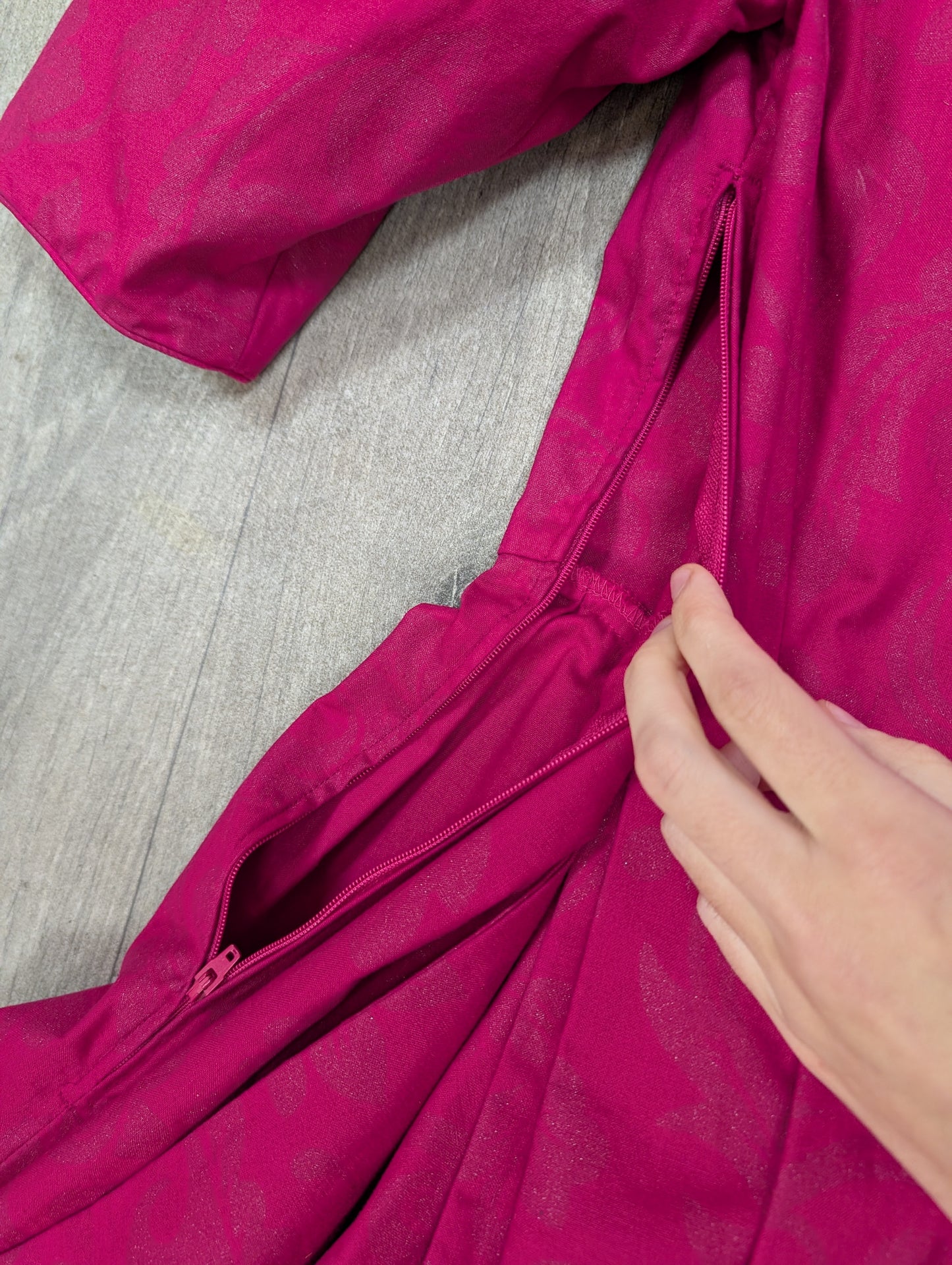 1980s Laura Ashley pink dress - S/8