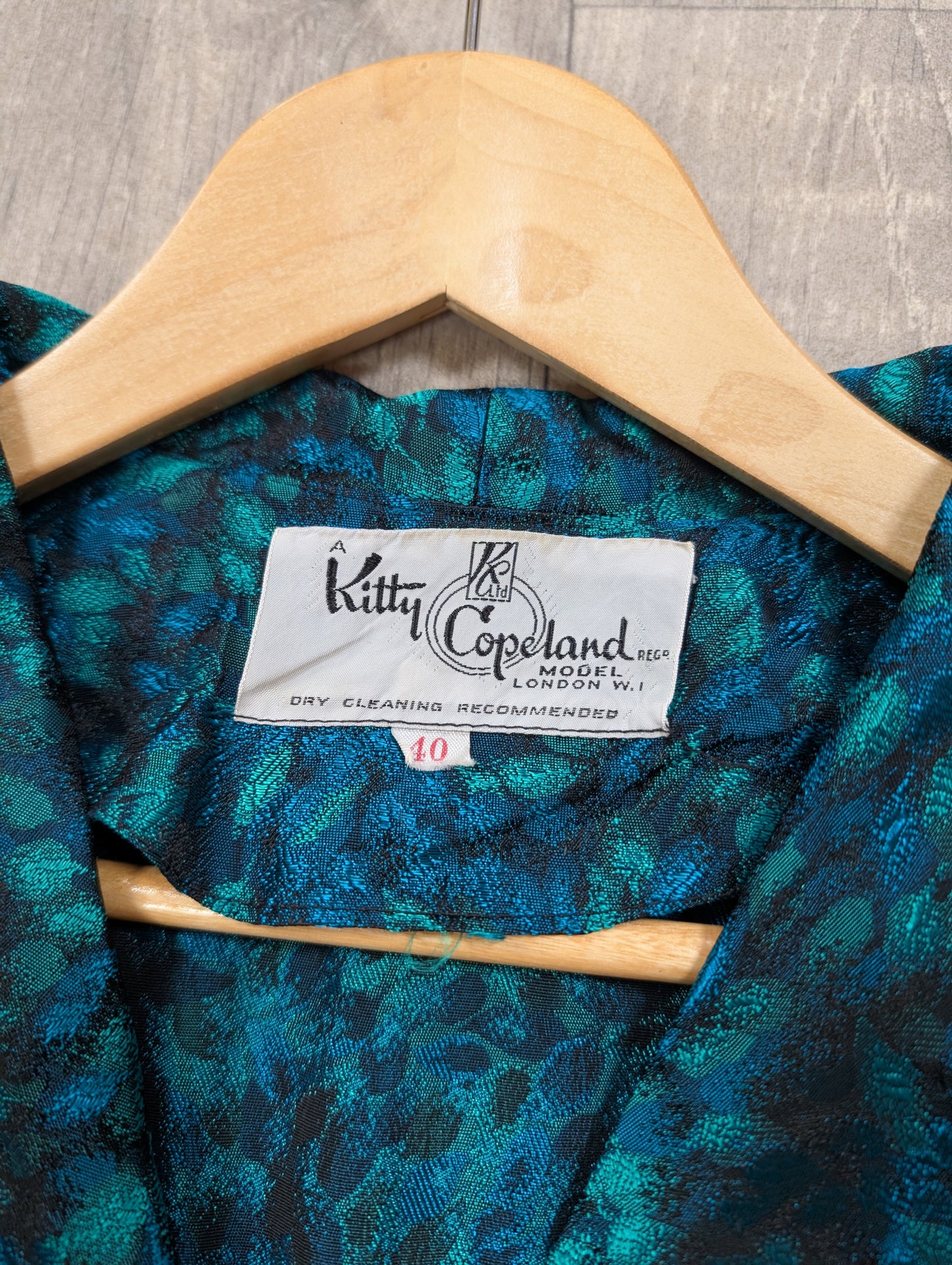 1960s Kitty Copeland dress and jacket - Size 10/12