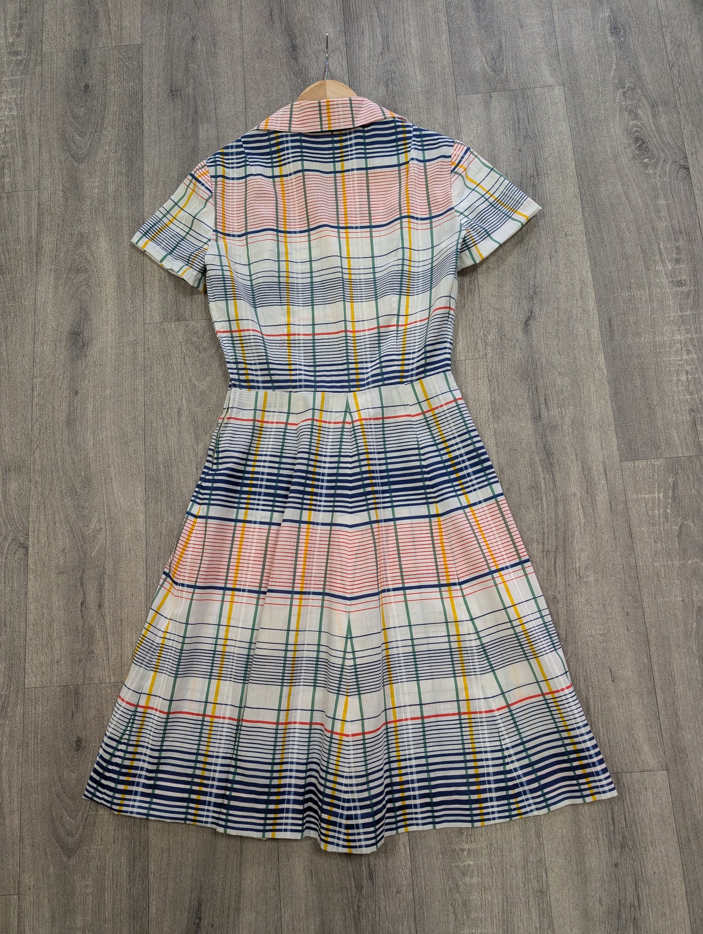 1960s check dress - XS/S/6/8