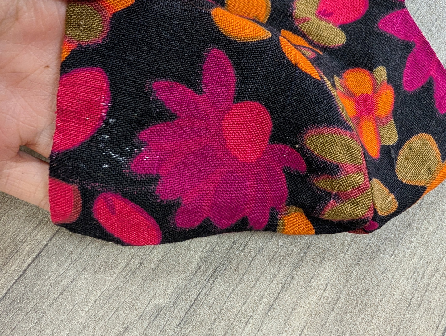 1960s Carnegie floral dress - S/8/10