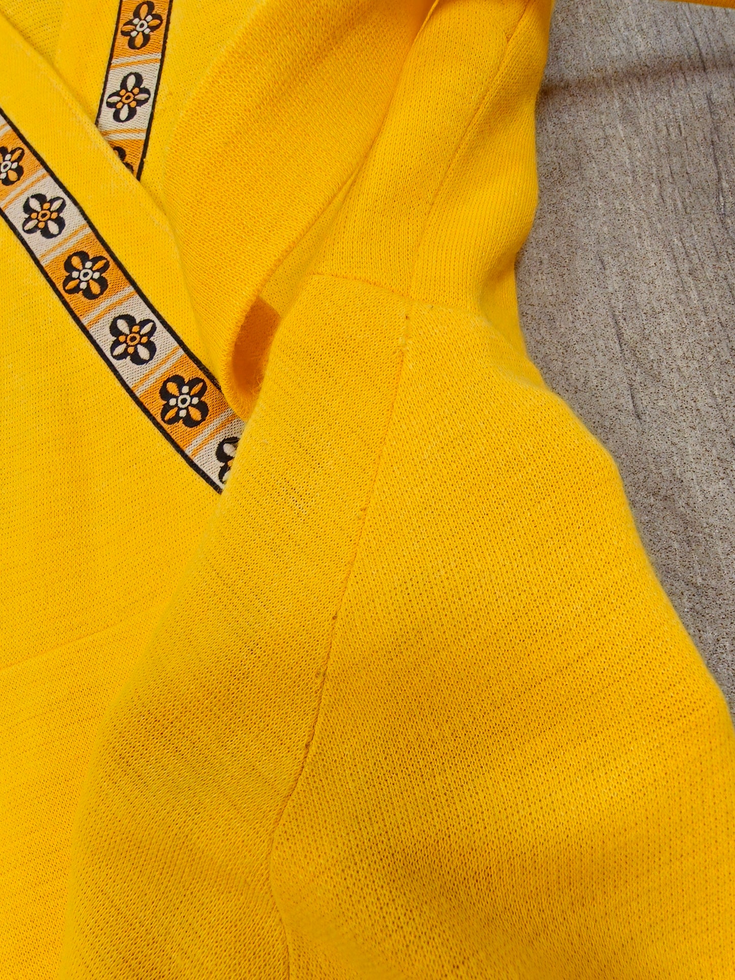 1970s Radley yellow wrap mini dress - XS/S