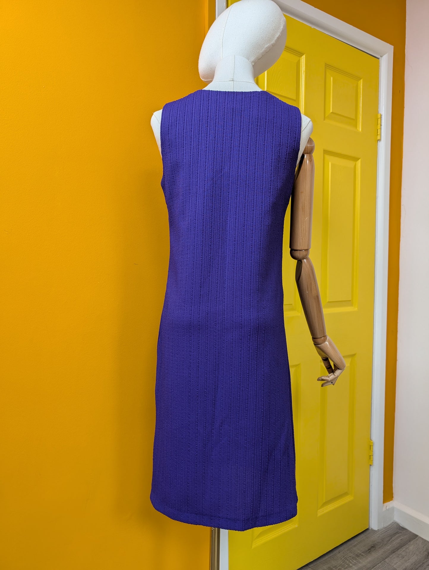 1960s purple dress - S/8/10