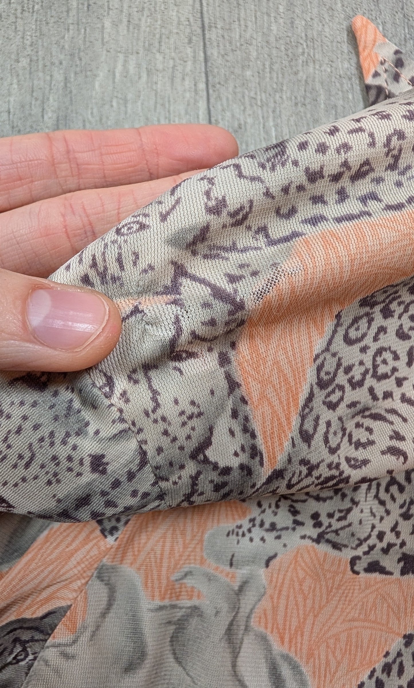 1970s You Babes novelty big cat print shirt - S