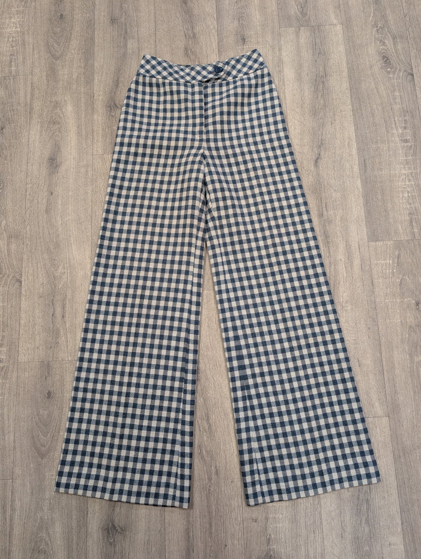 1970s wool blend flares - 24" waist