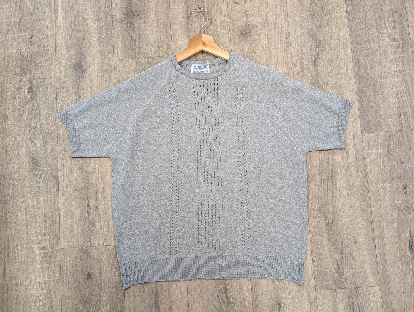Gilwear grey nylon jumper -M/L