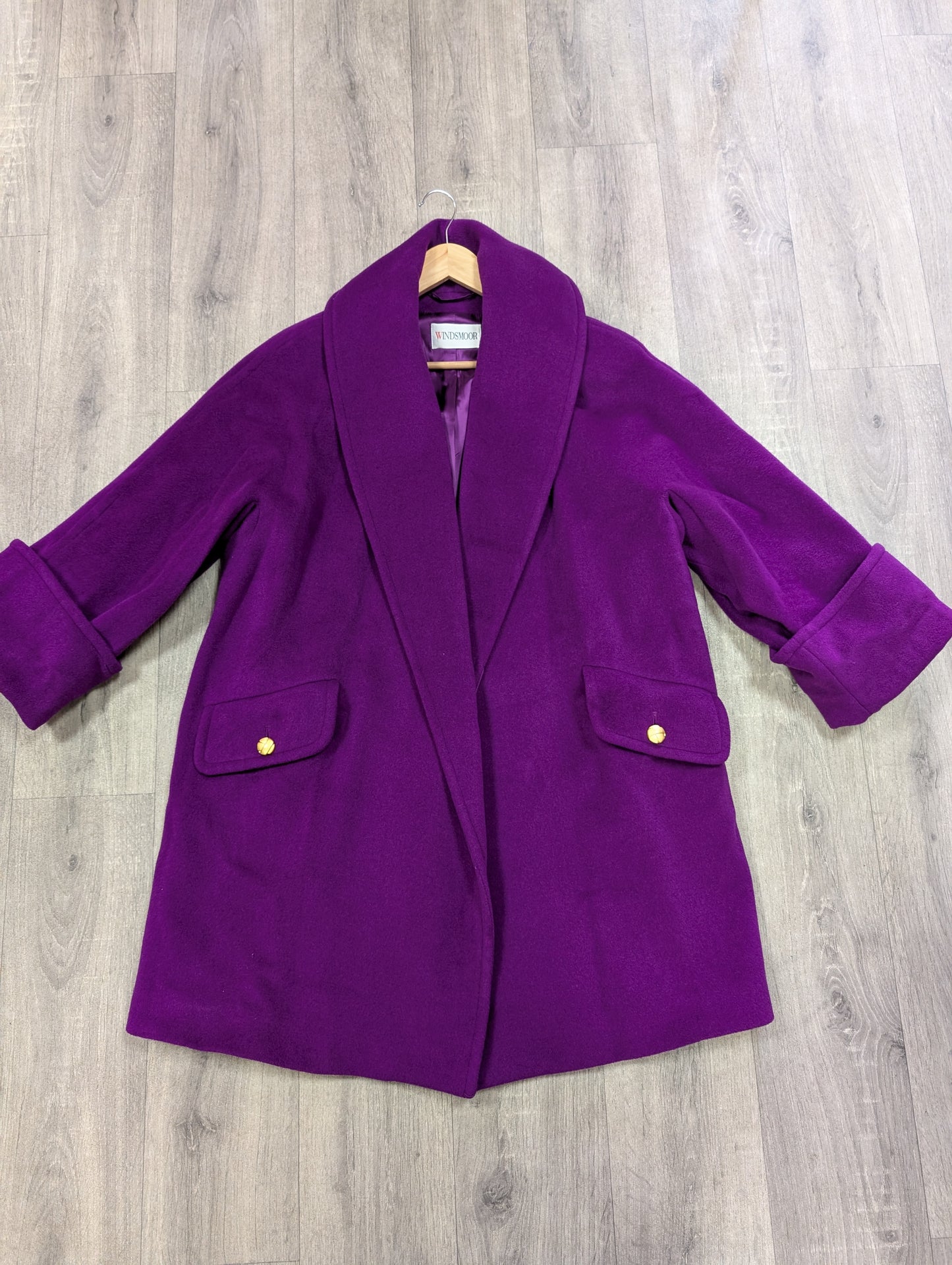 Glorious 1980s Windsmoor wrap coat