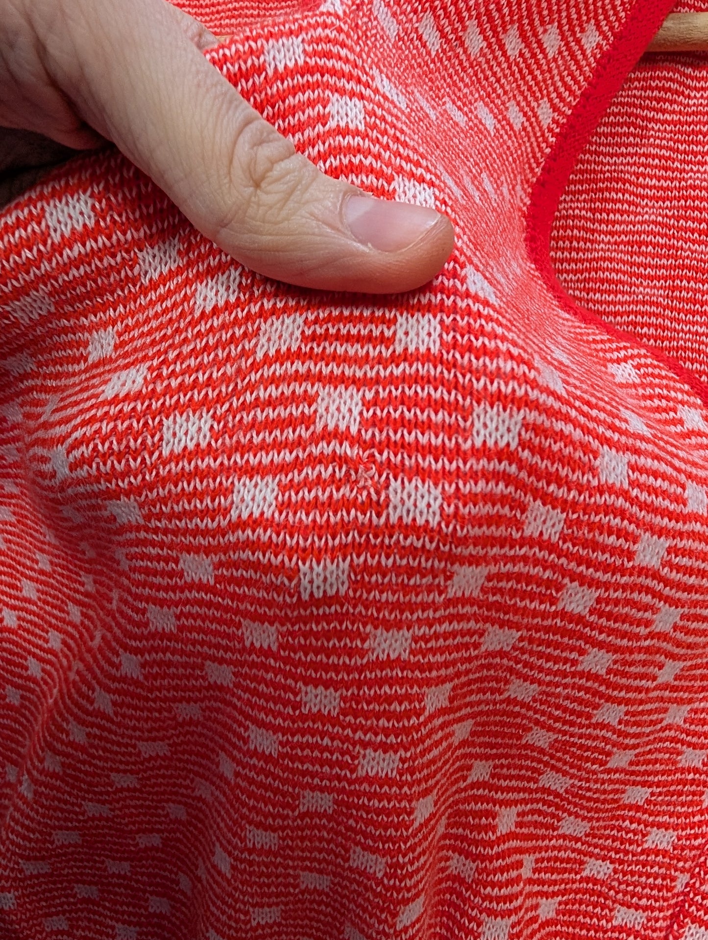 1970s red tank top/vest - XS/S