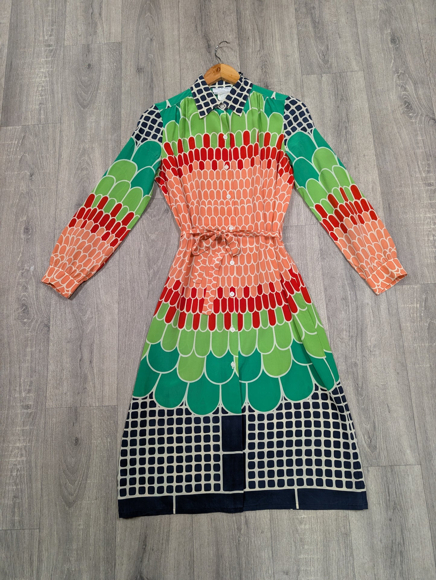 90s/Y2K Paul & Joe silk shirt dress
