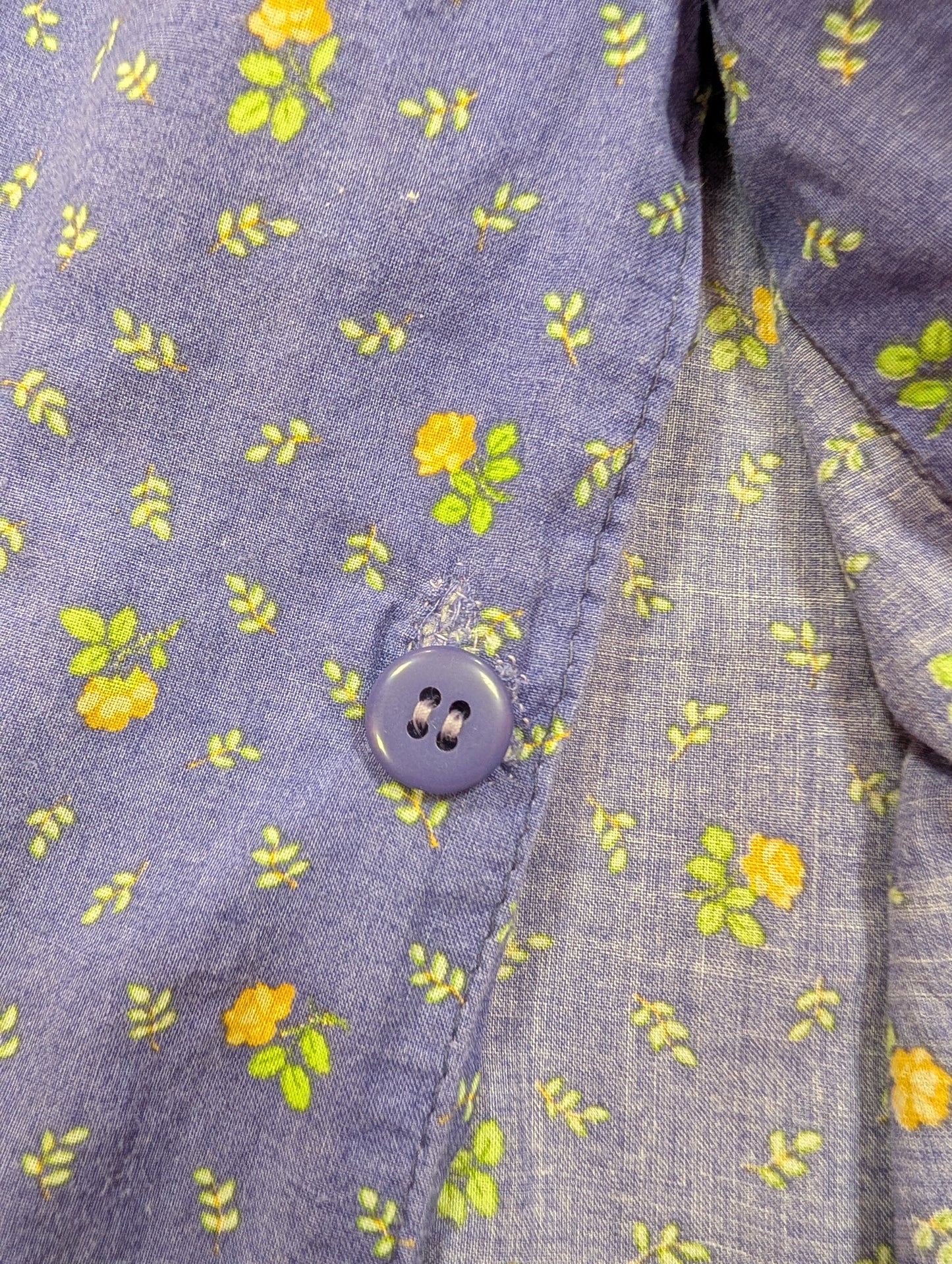 1970s Laura Ashley made in Carno cotton dress - XS/S/6/8