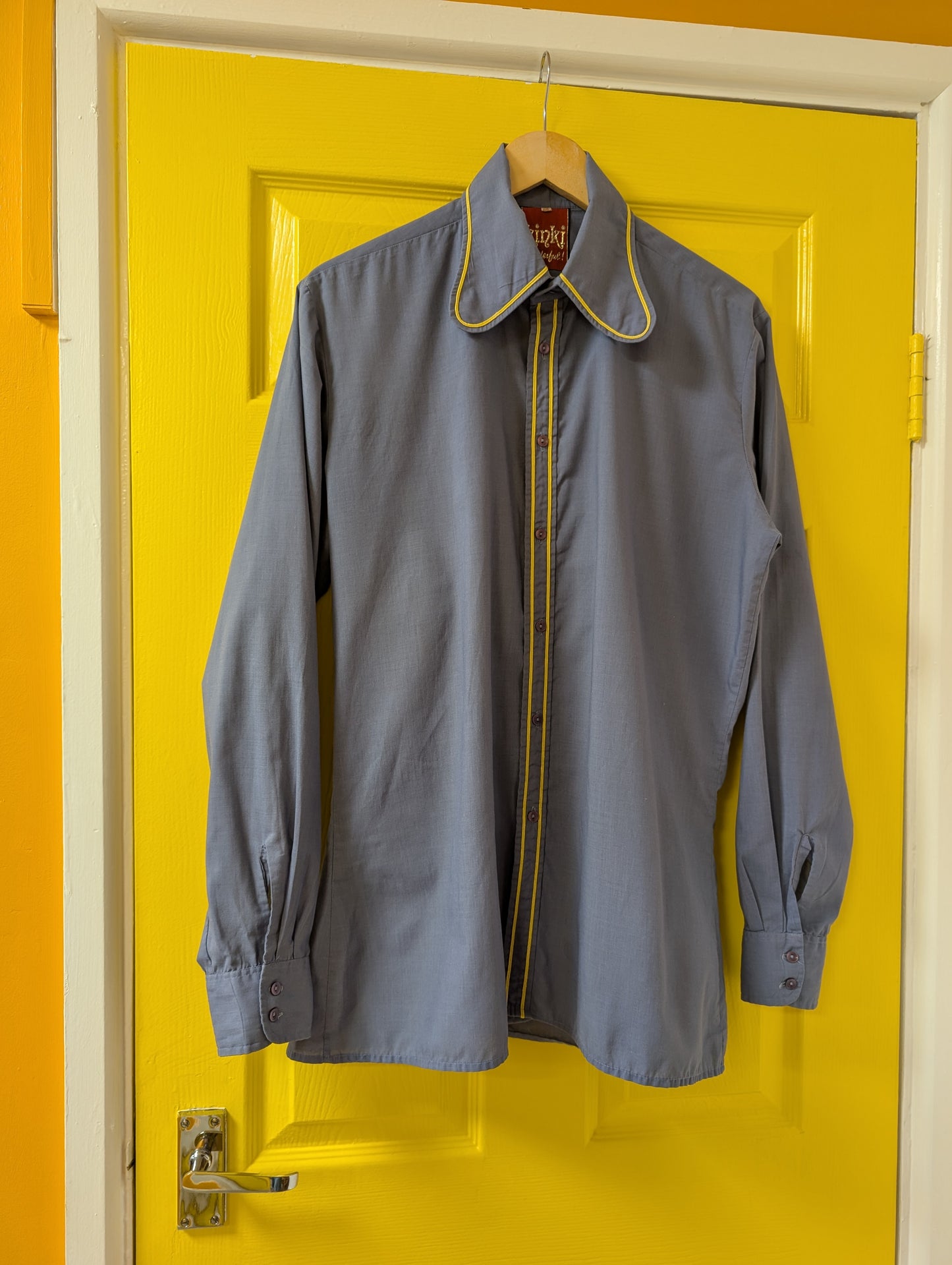 1970s Kinki beagle collar shirt