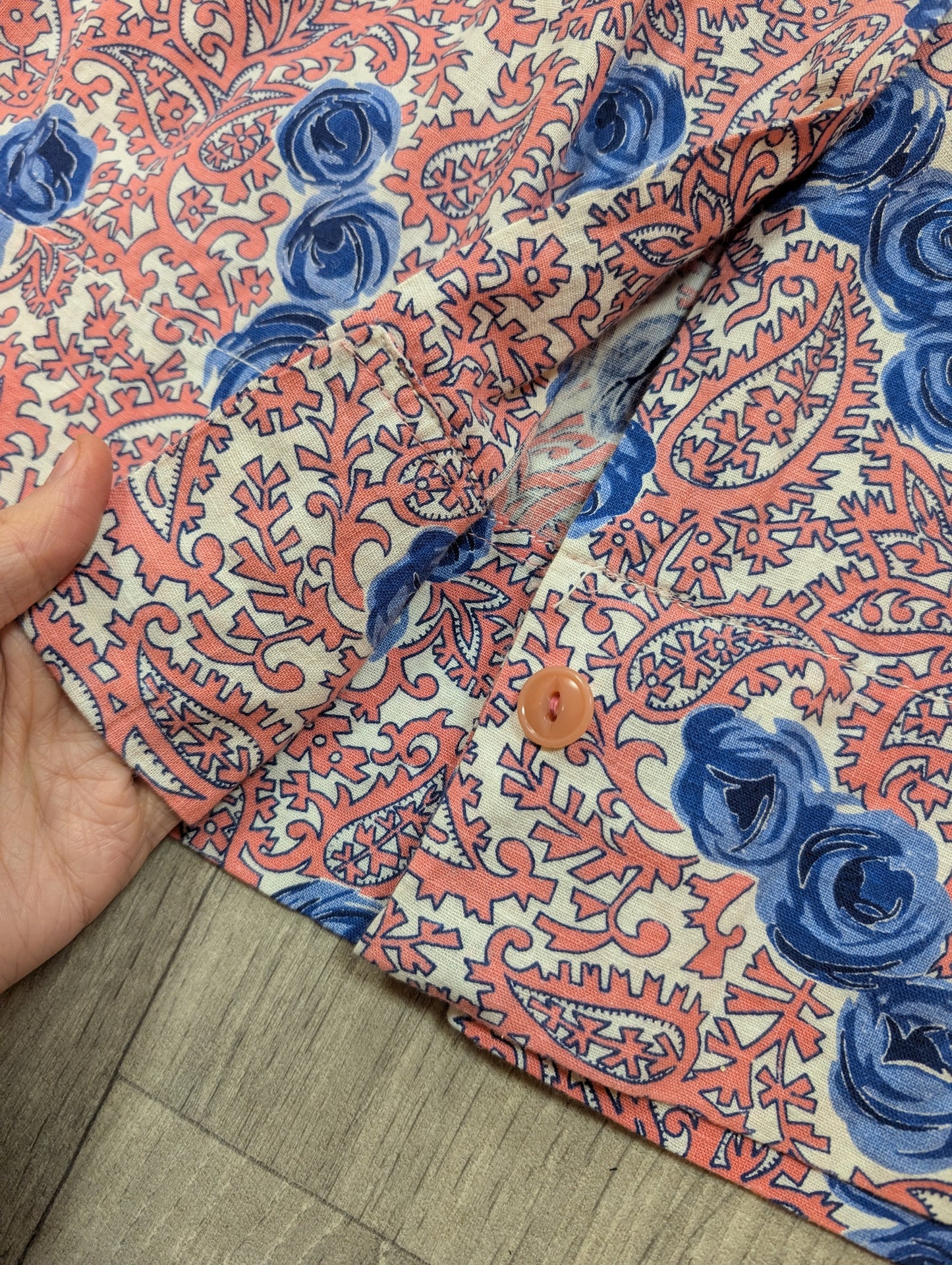 Paisley & rose print dress - XS/S