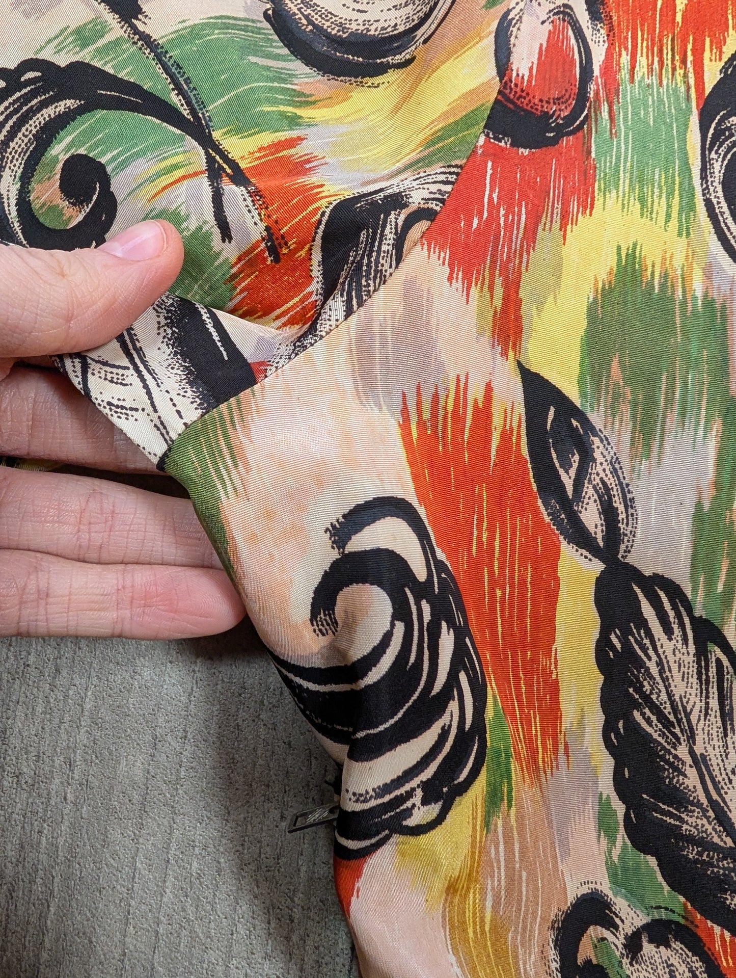 1940s Lawton Lewis dress - M/43"B, 31"W