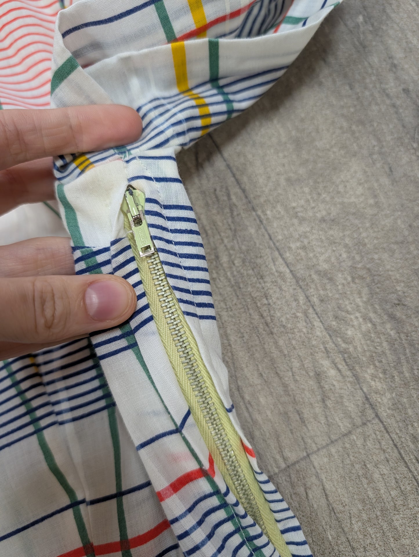 1960s check dress - XS/S/6/8