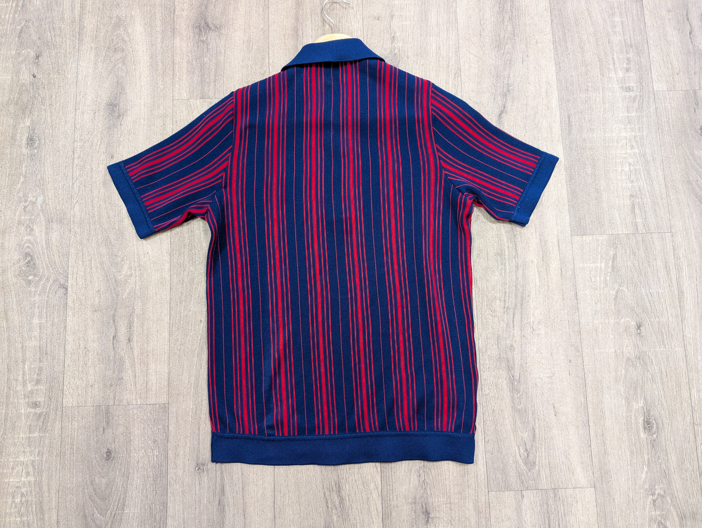 1960s St Michael red/blue shirt