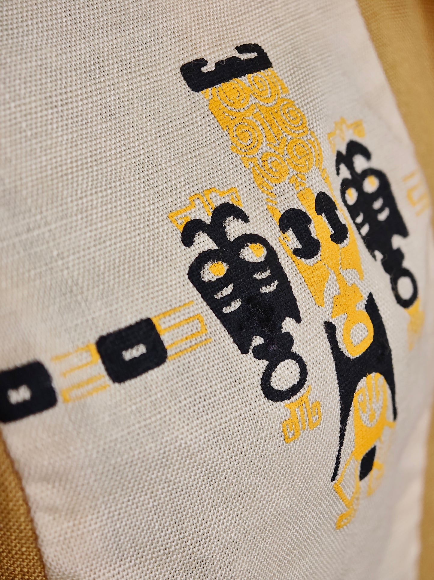1950s Nat Nast rayon tiki bowling shirt