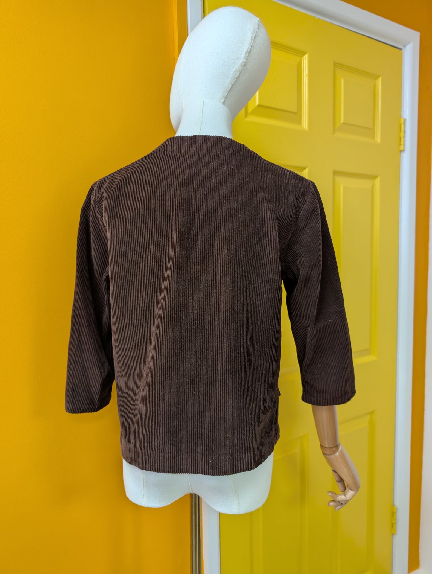 1960s brown corduroy jacket - S