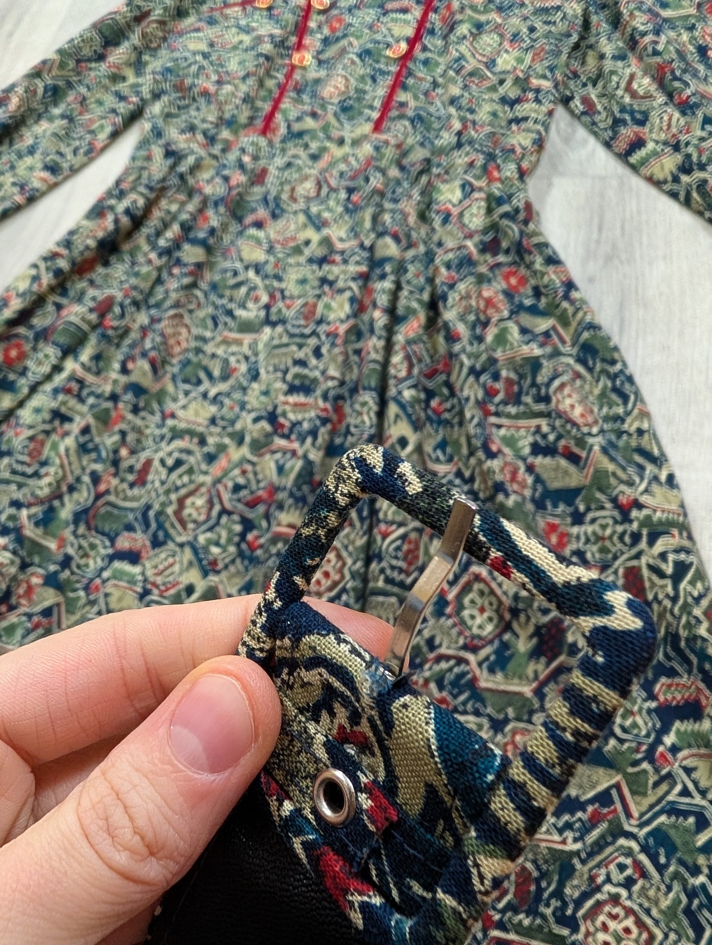 1980s Kerena dress & belt - 10/12/14