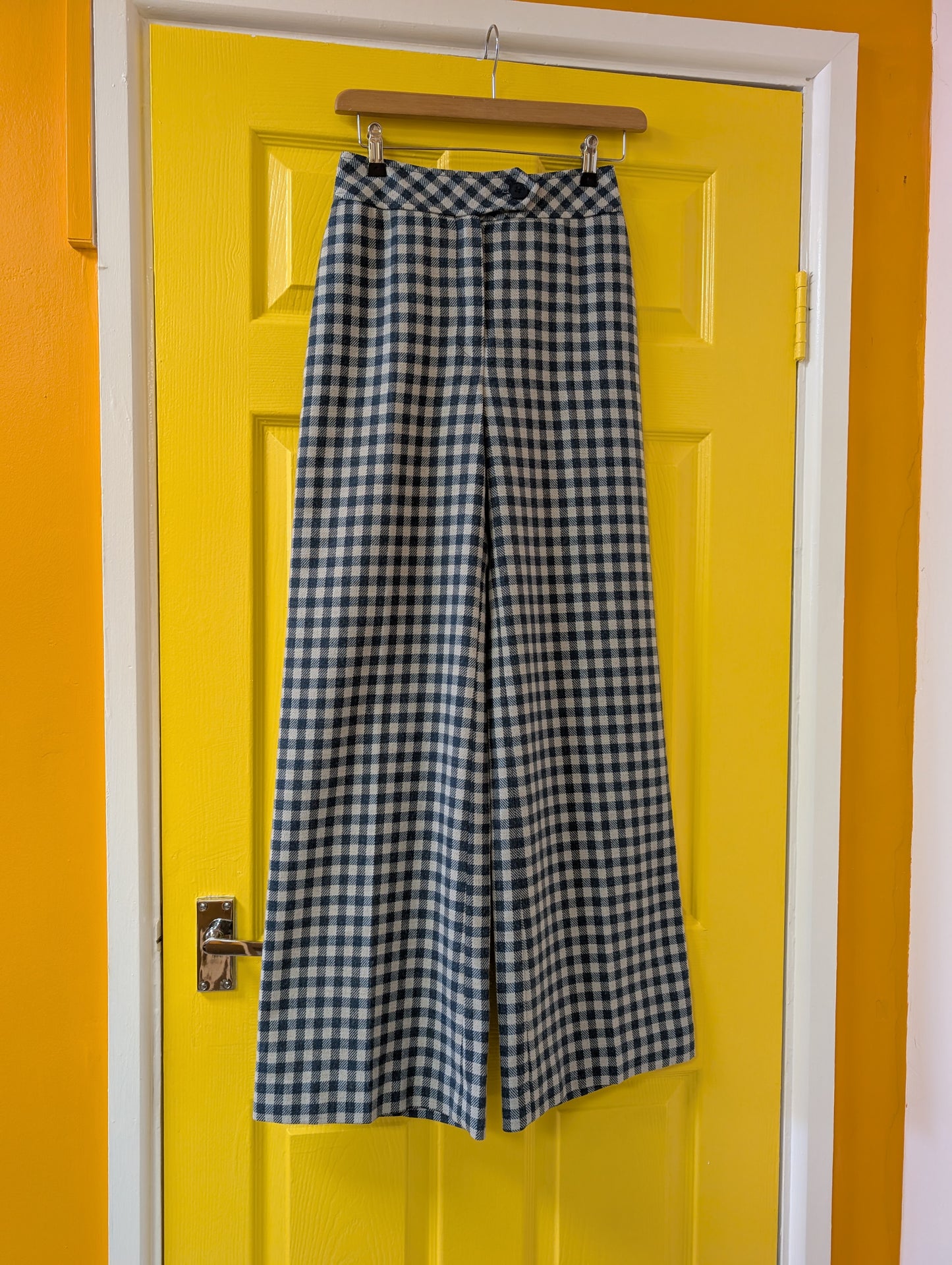 1970s wool blend flares - 24" waist