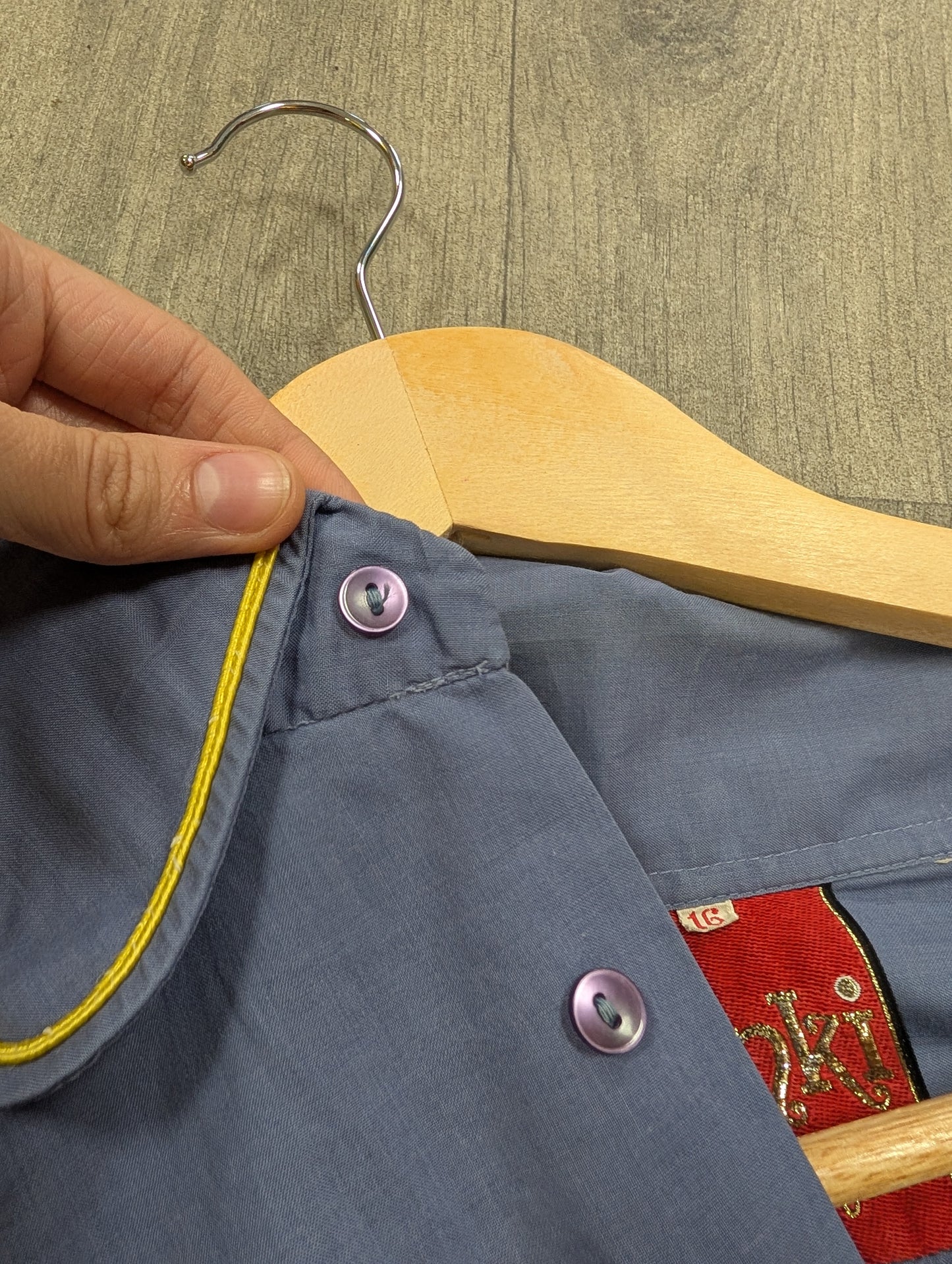 1970s Kinki beagle collar shirt