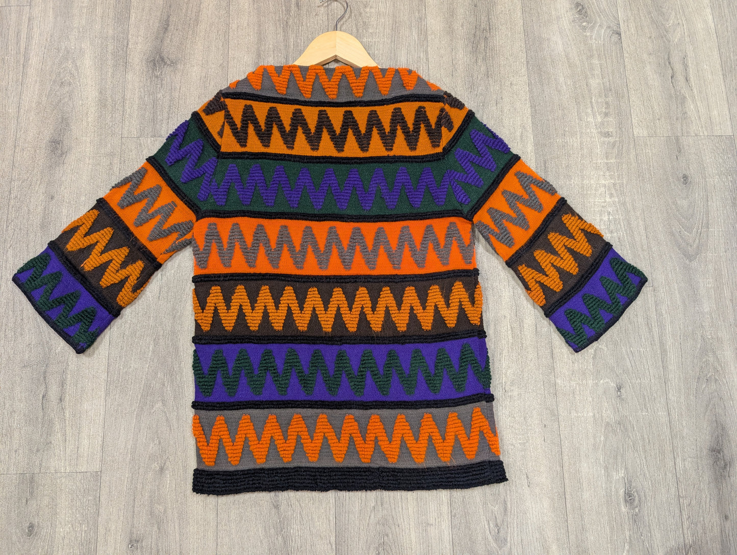 1960s Pant-Man textured jumper