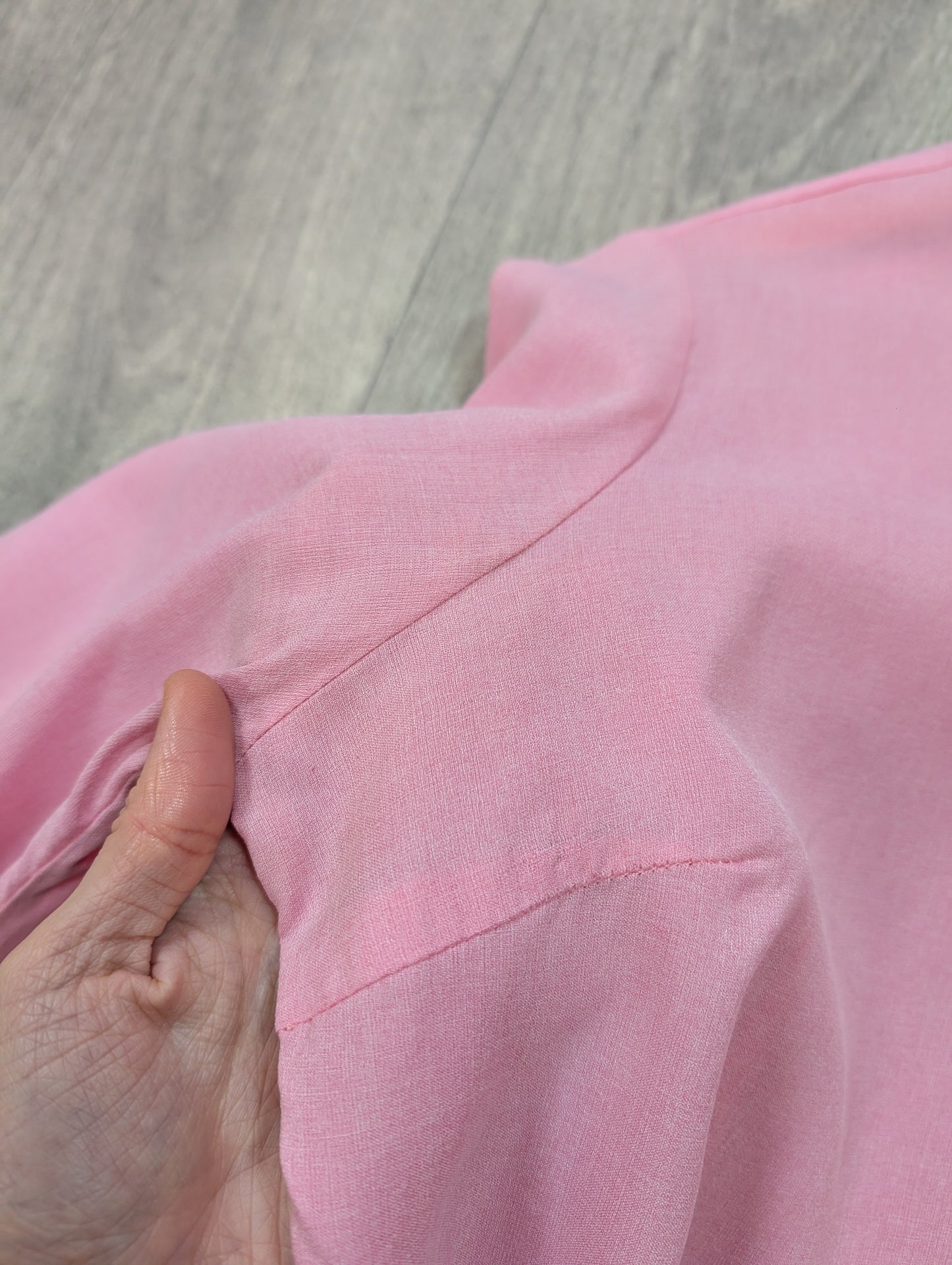 1970s Susy Ware pink shirt - M