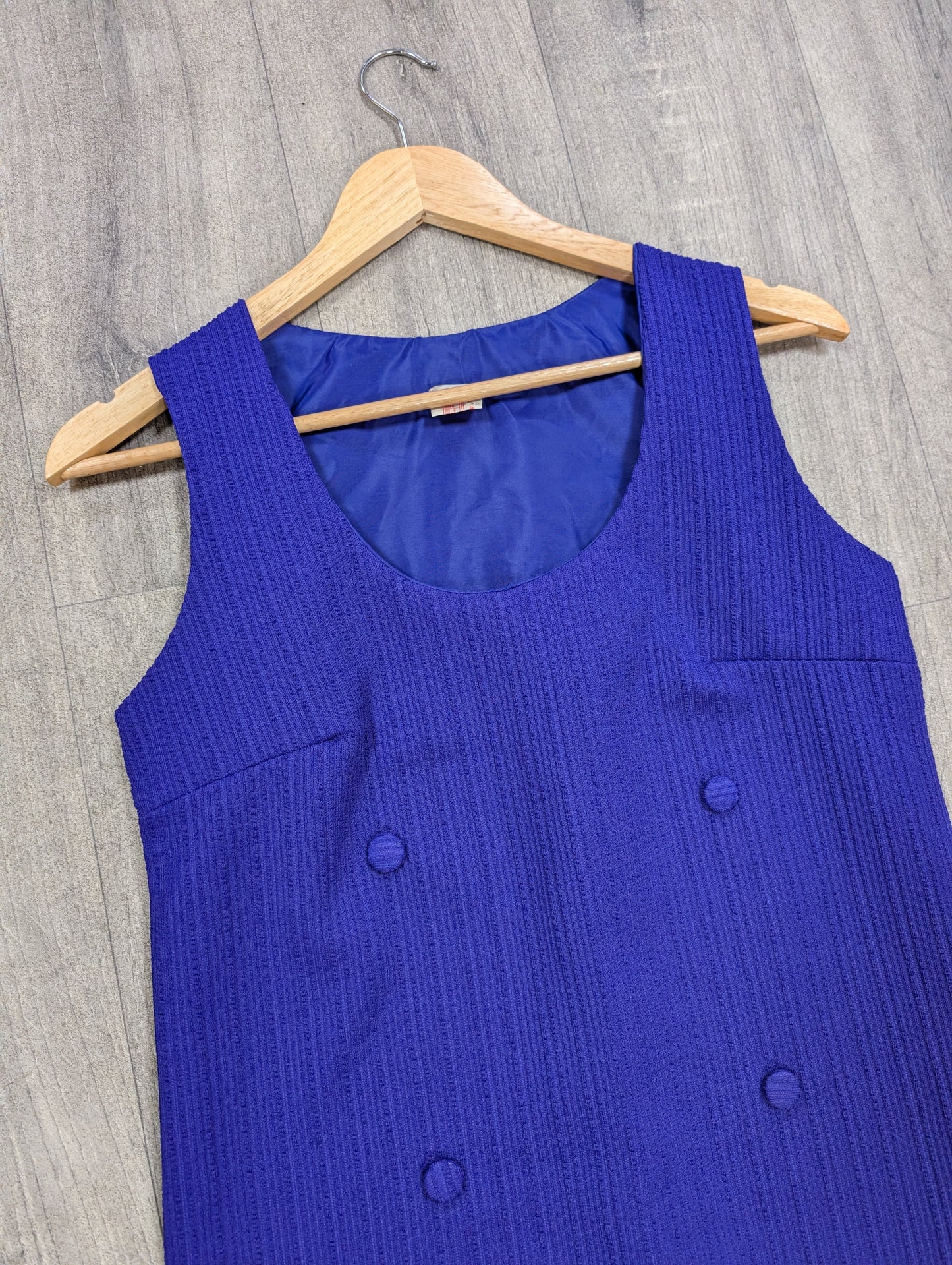 1960s purple dress - S/8/10