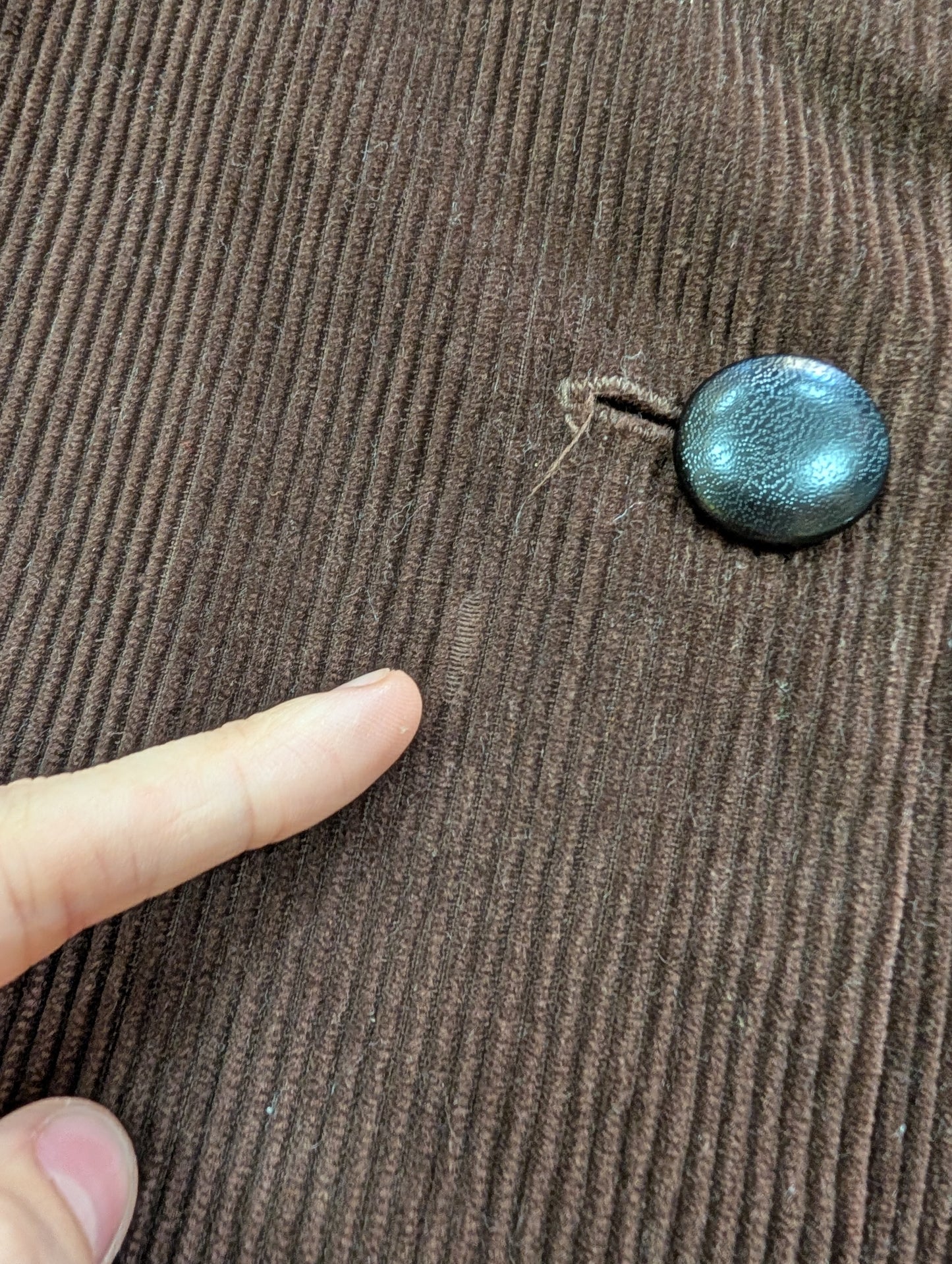 1960s brown corduroy jacket - S
